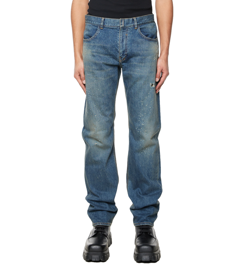 Damaged Jeans Indigo - 33