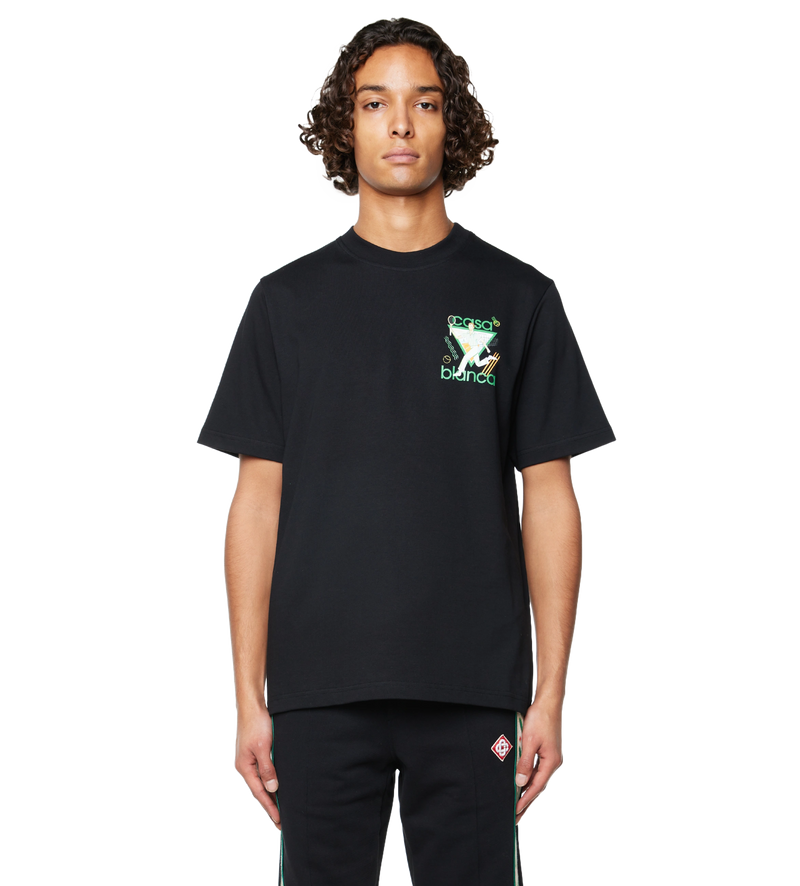 Le Jeu Printed T-shirt Black - XL