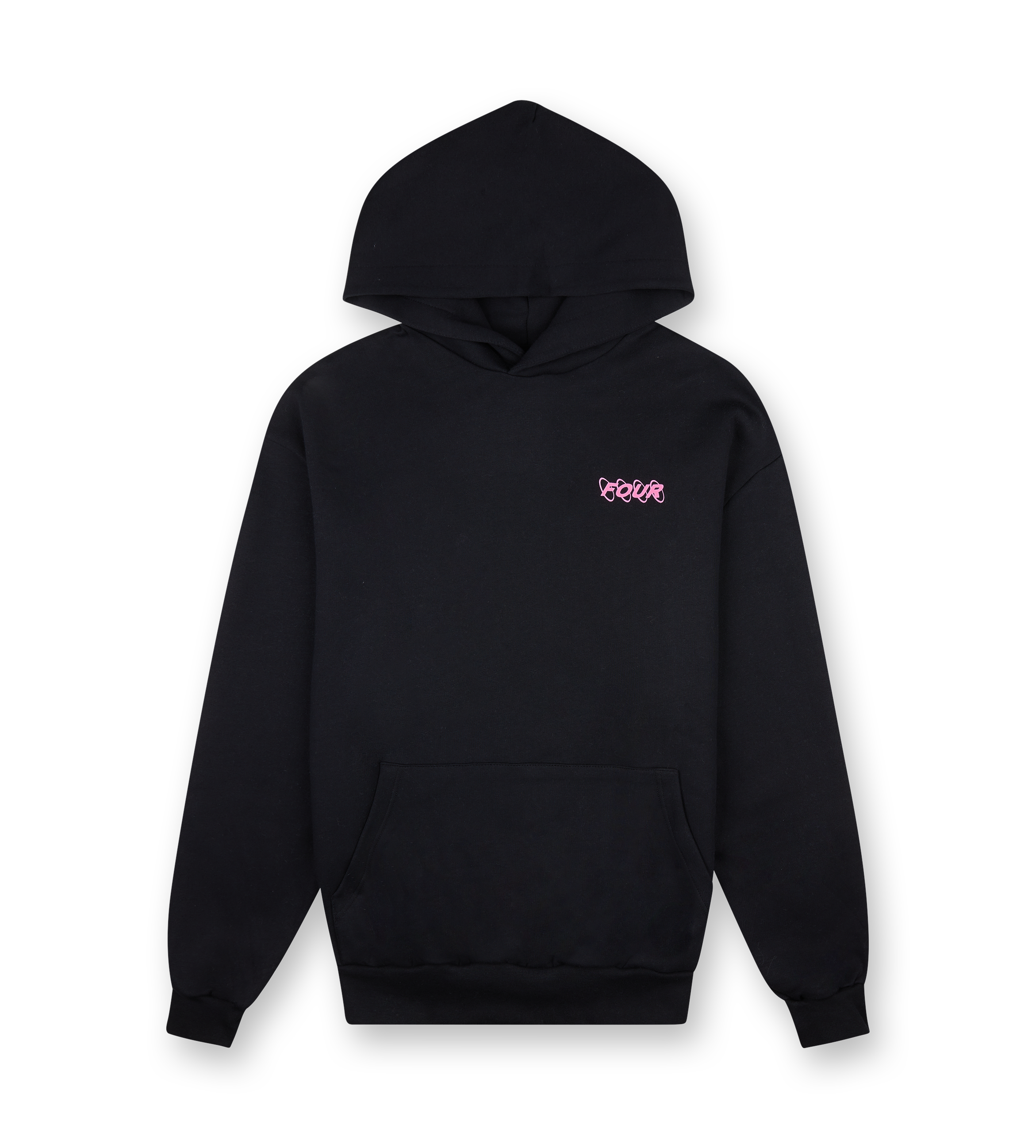 Circles Logo Hoodie Black/Pink