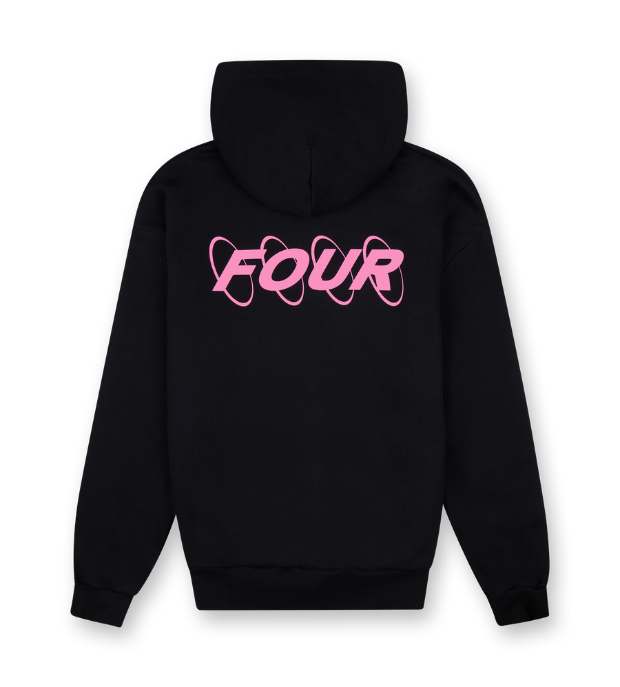 Circles Logo Hoodie Black/Pink