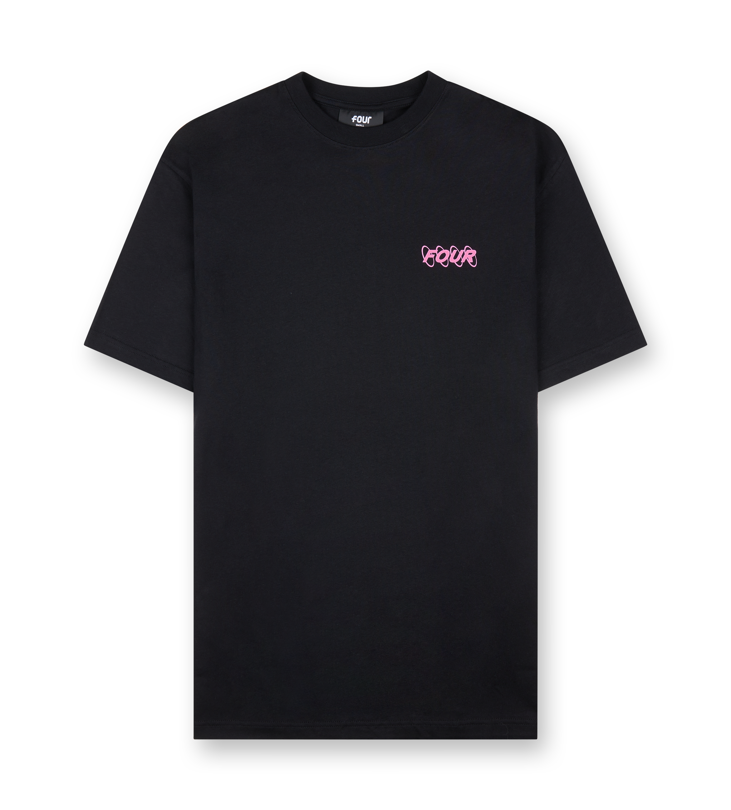 Circles Logo T-shirt Black/ Pink