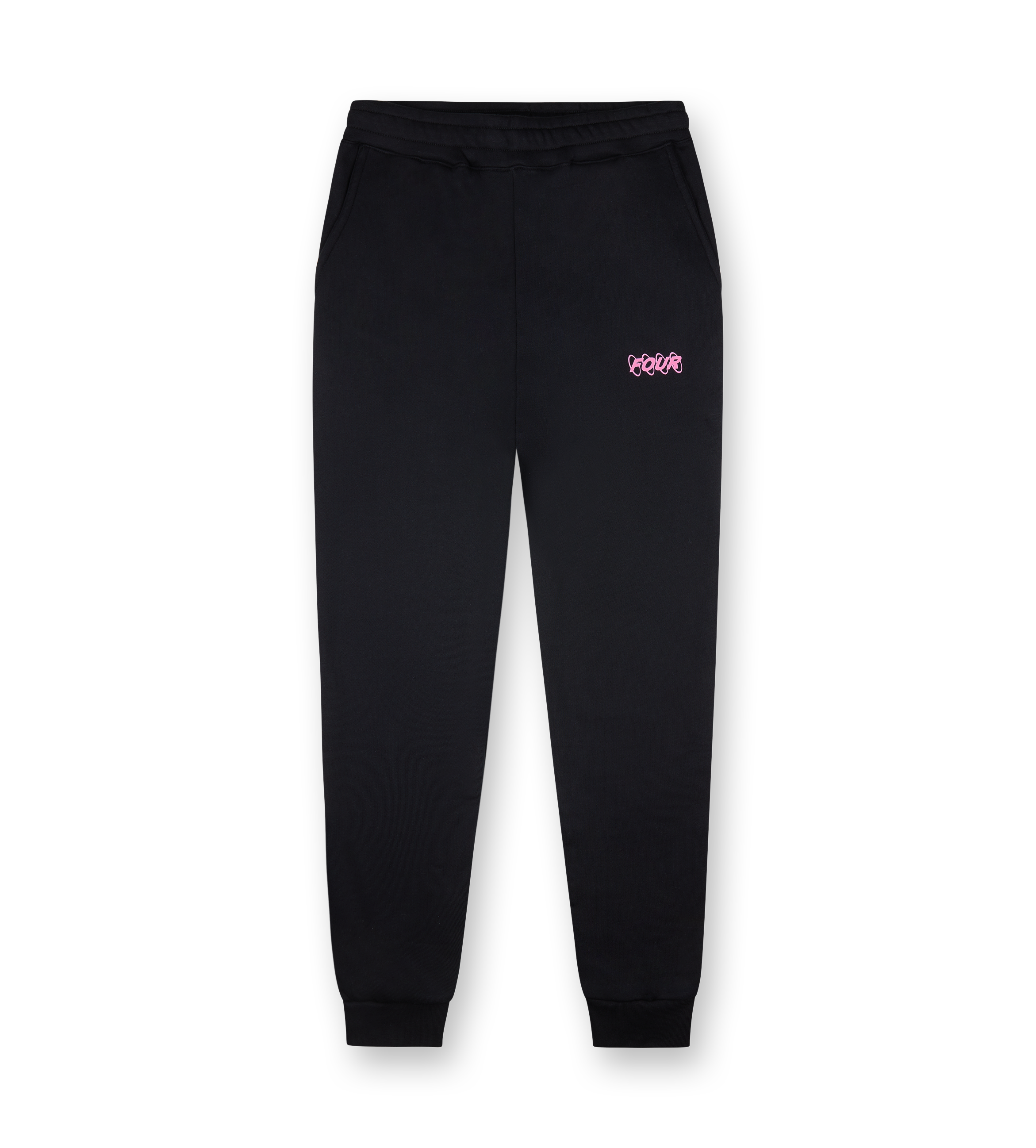 Circles Logo Sweatpants Black/ Pink