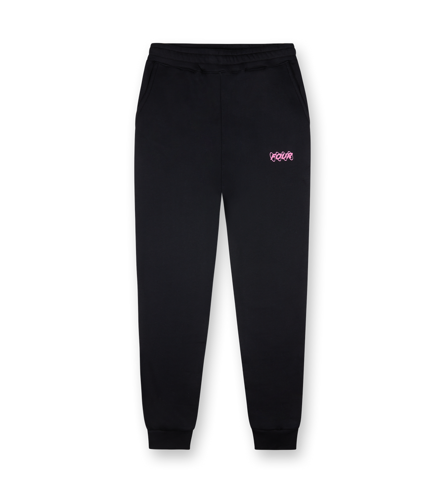 Circles Logo Sweatpants Black/ Pink