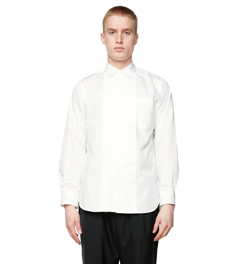 Cotton Poplin Shirt Off-white - 1