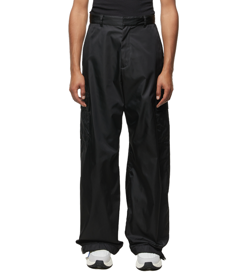 Mid-rise Cargo Pants Black - 52