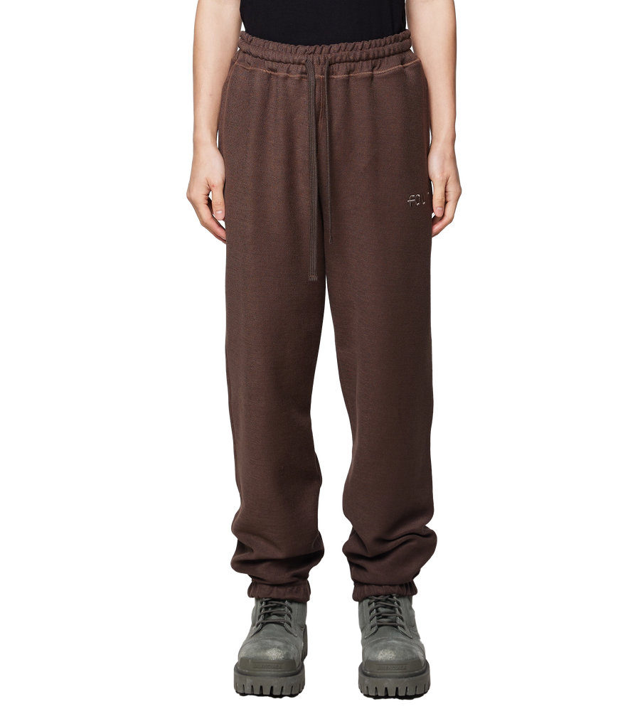 Wide Leg Cuffed Inside Out Chocolate Brown