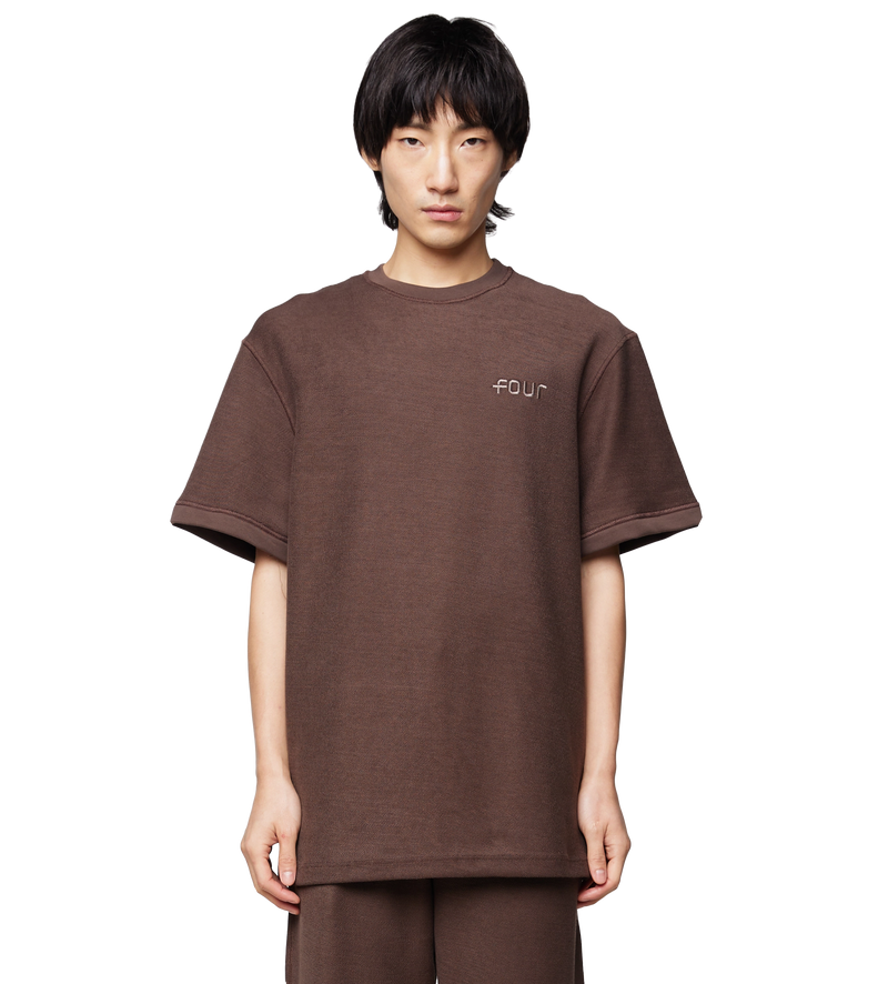 T-shirt Inside Out Chocolate Brown - L