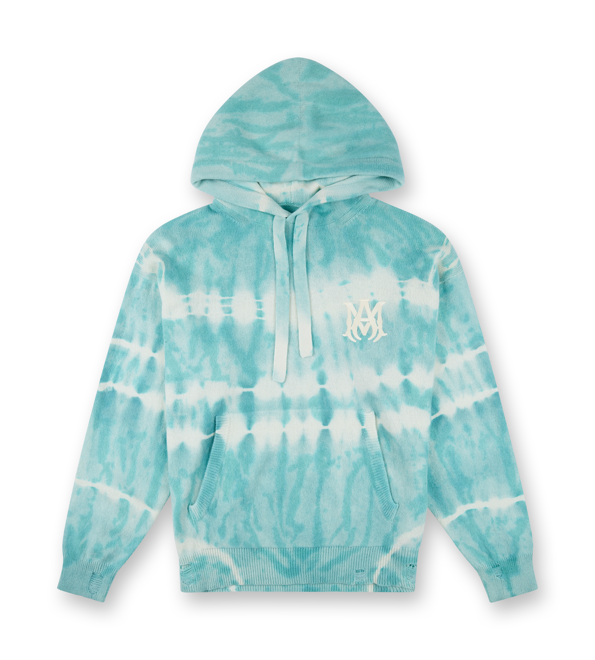 Blue ocean tie dye hoodie sale