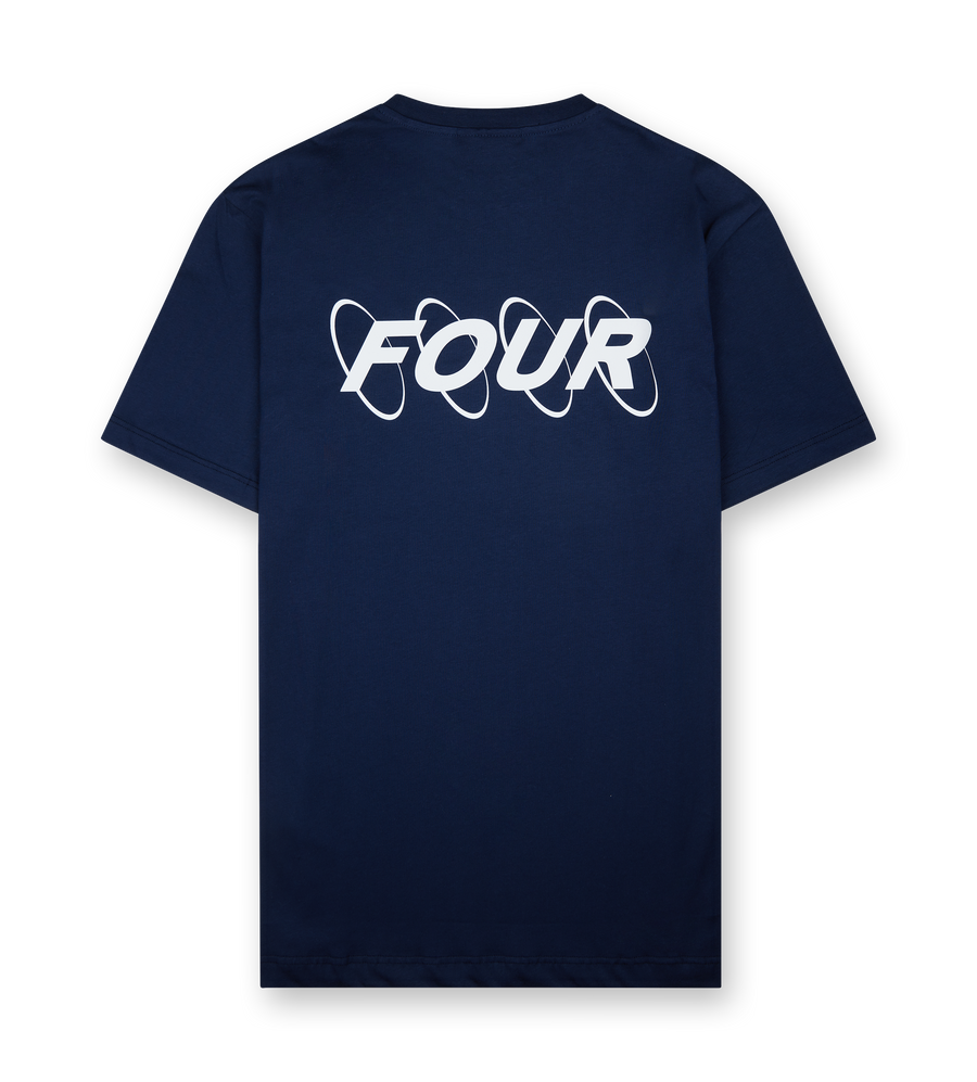 Circles Logo T-shirt Marine Blue