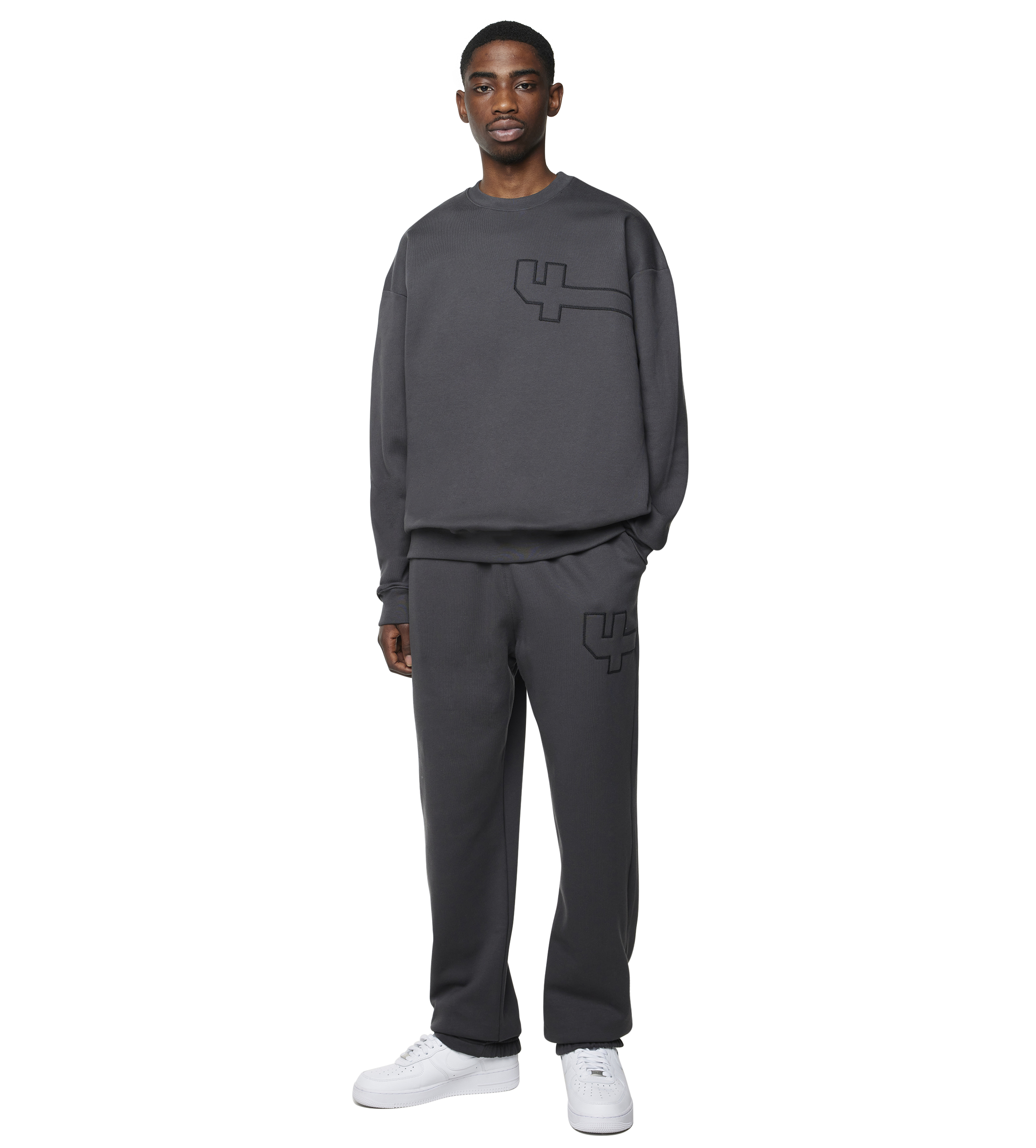 4 Patch Crewneck Asphalt