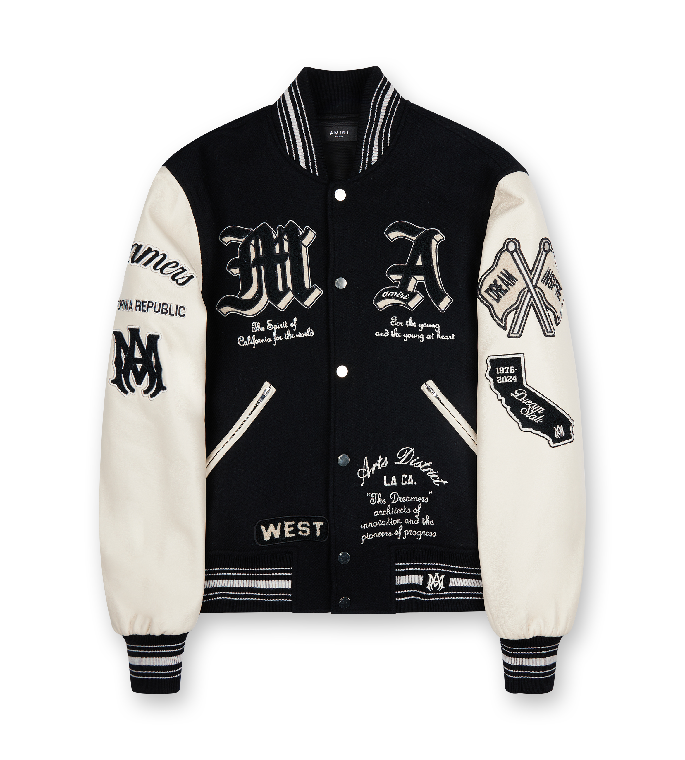 Dream Team Varsity Jacket Black FOUR Amsterdam