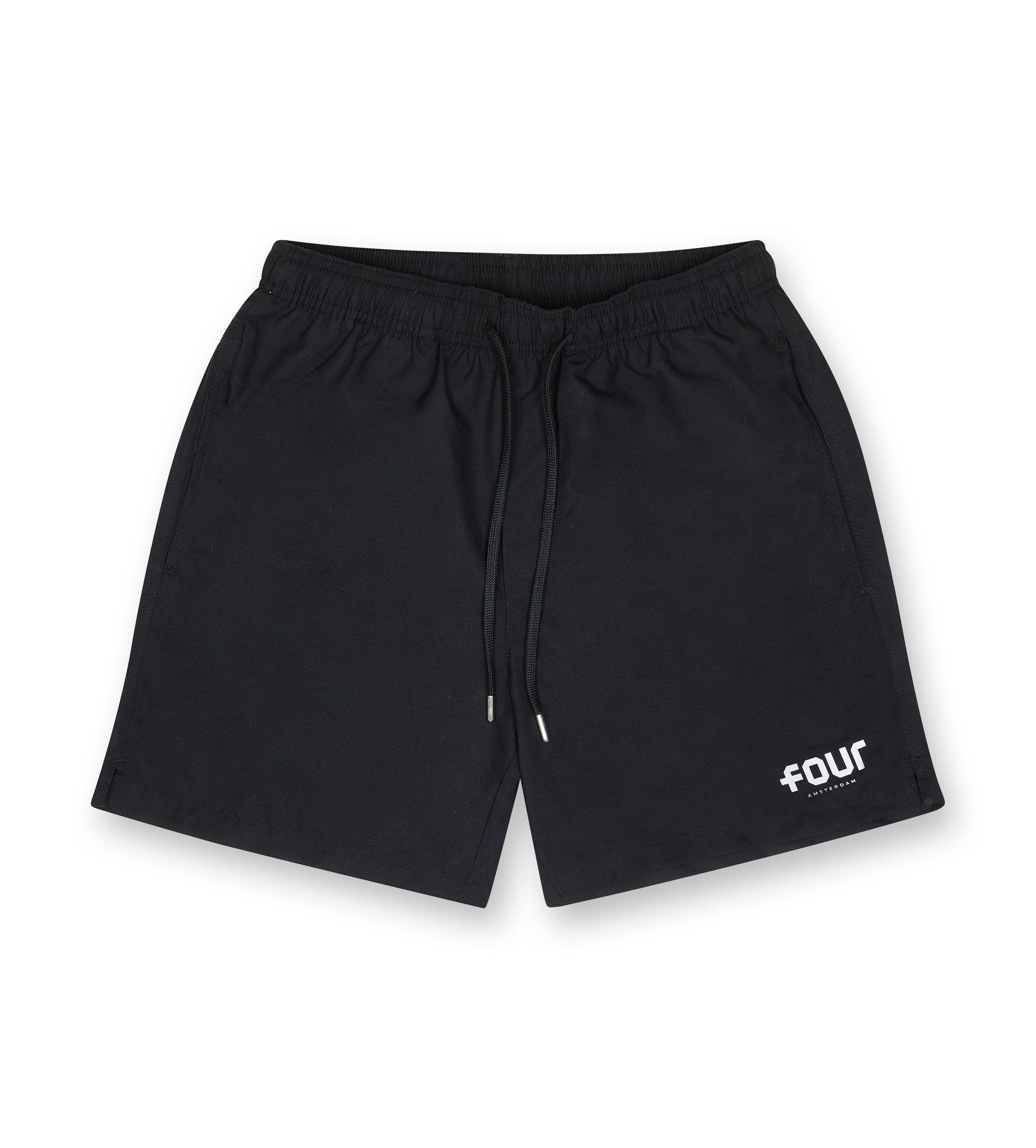 Logo Swim Shorts Black/ White