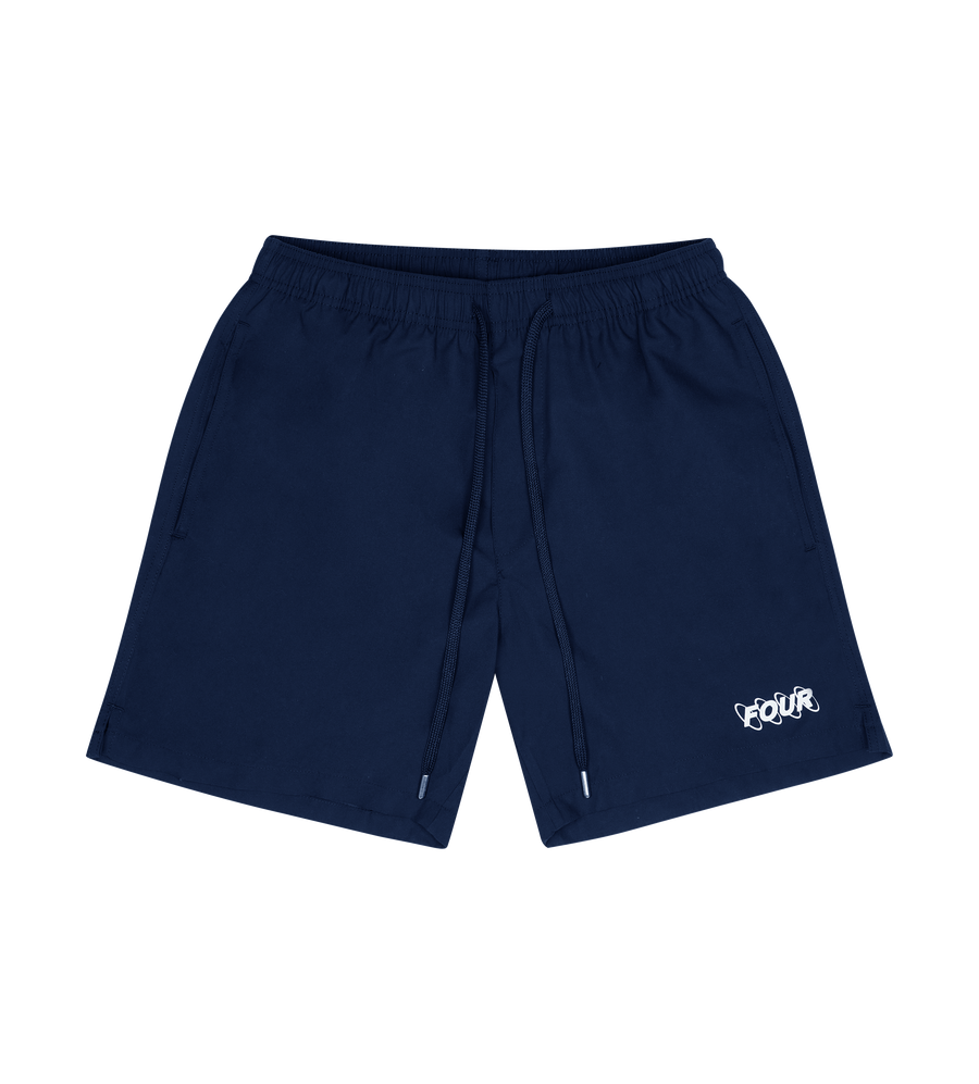Circles Logo Swim Shorts Marine Blue