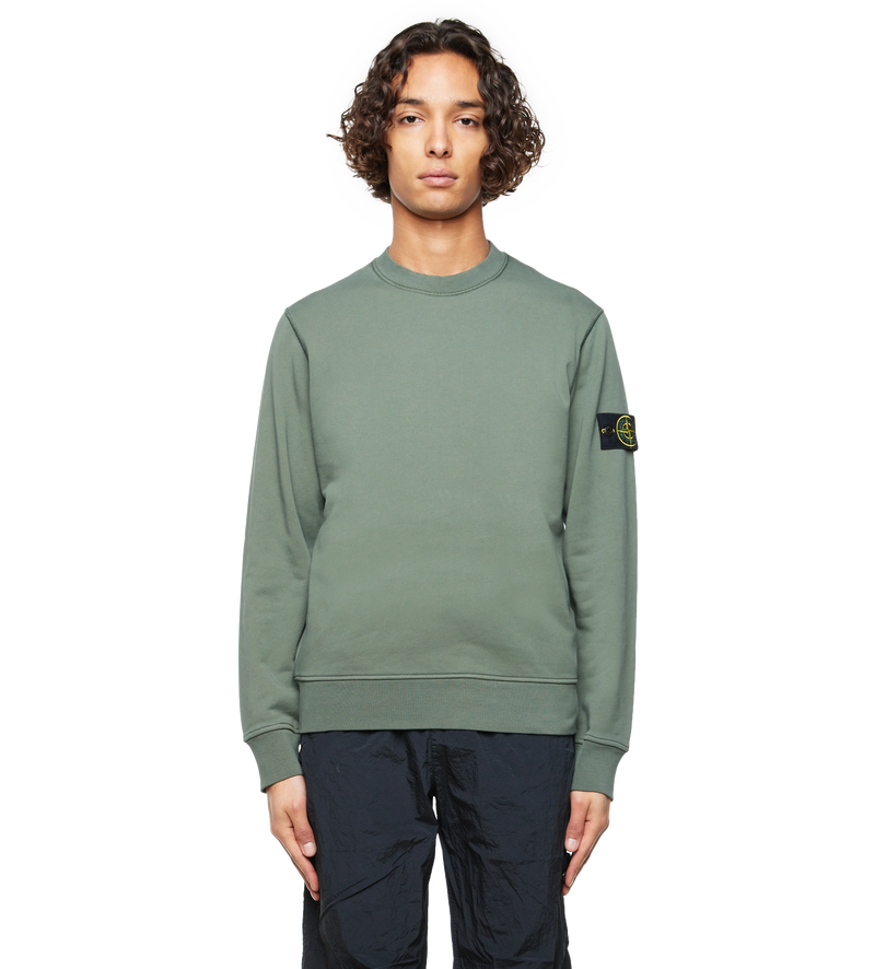 Compass-patch Sweatshirt Green - XL
