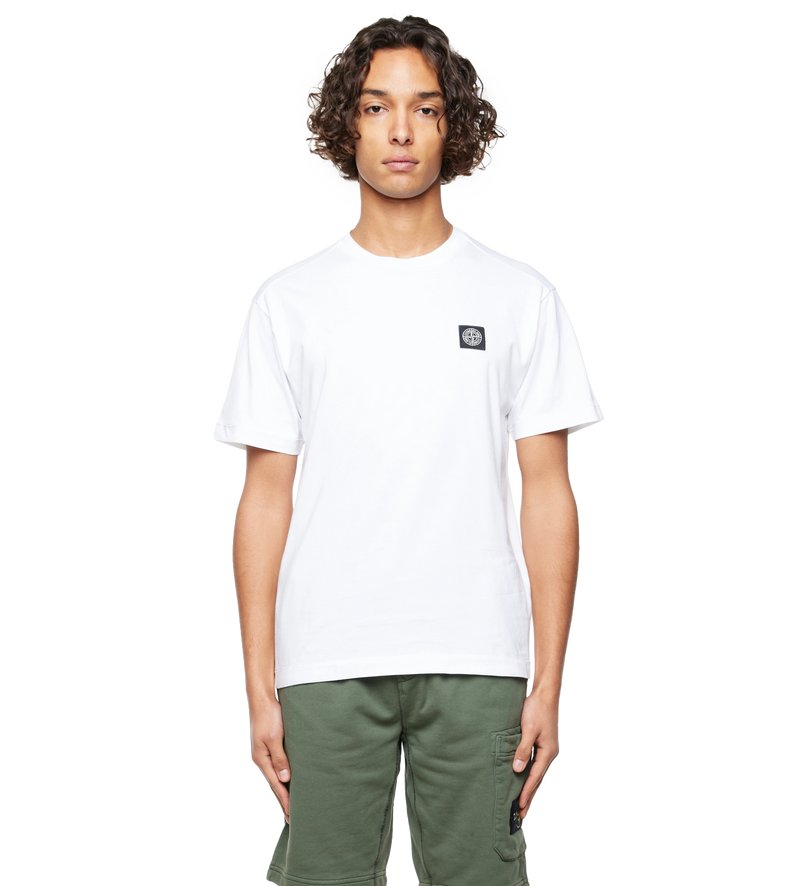 Compass Patch T-shirt White - S