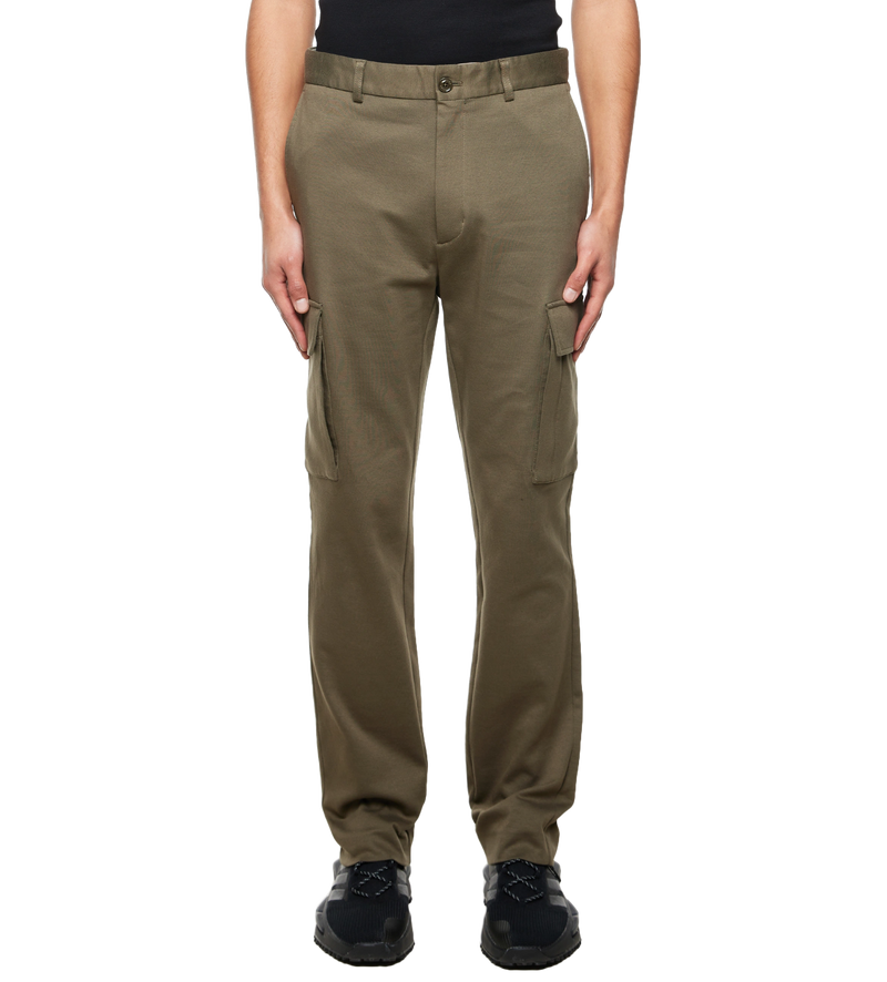 Cotton Cargo Trousers Brown - 48