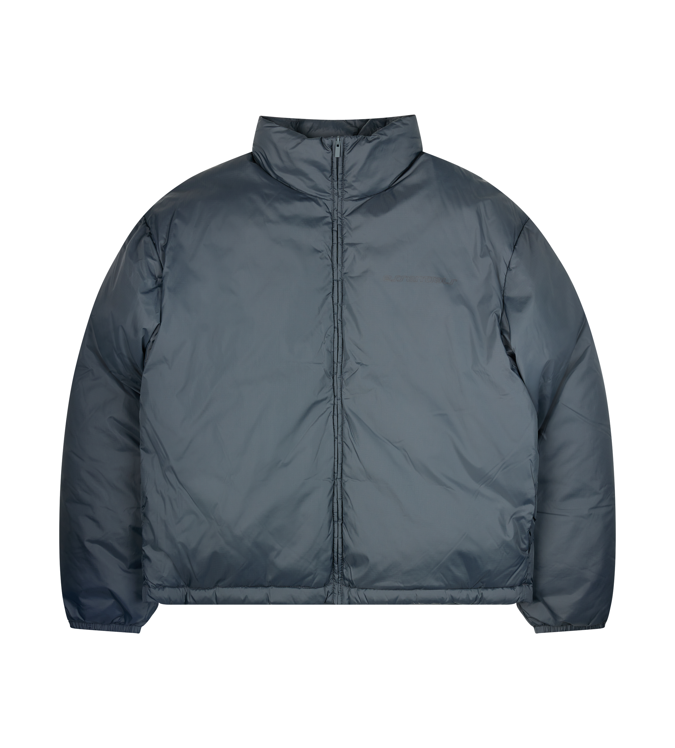 Fear of God Essentials Puffer Jacket in Iron Grey