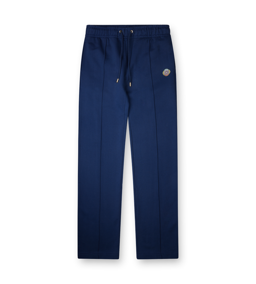 Casablanca Patch Open Hem Jogger in Navy