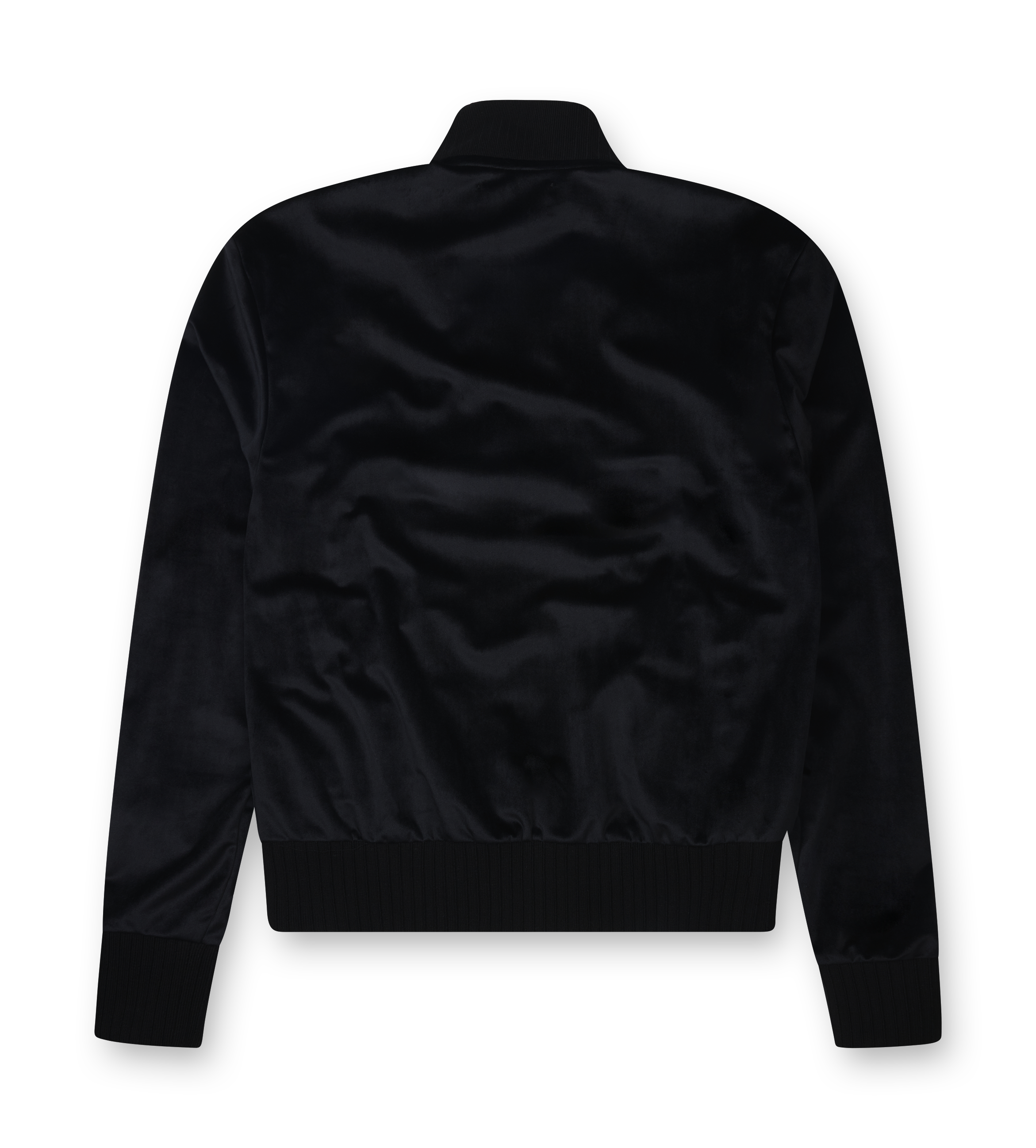 Amiri Velvet Track Jacket in Black