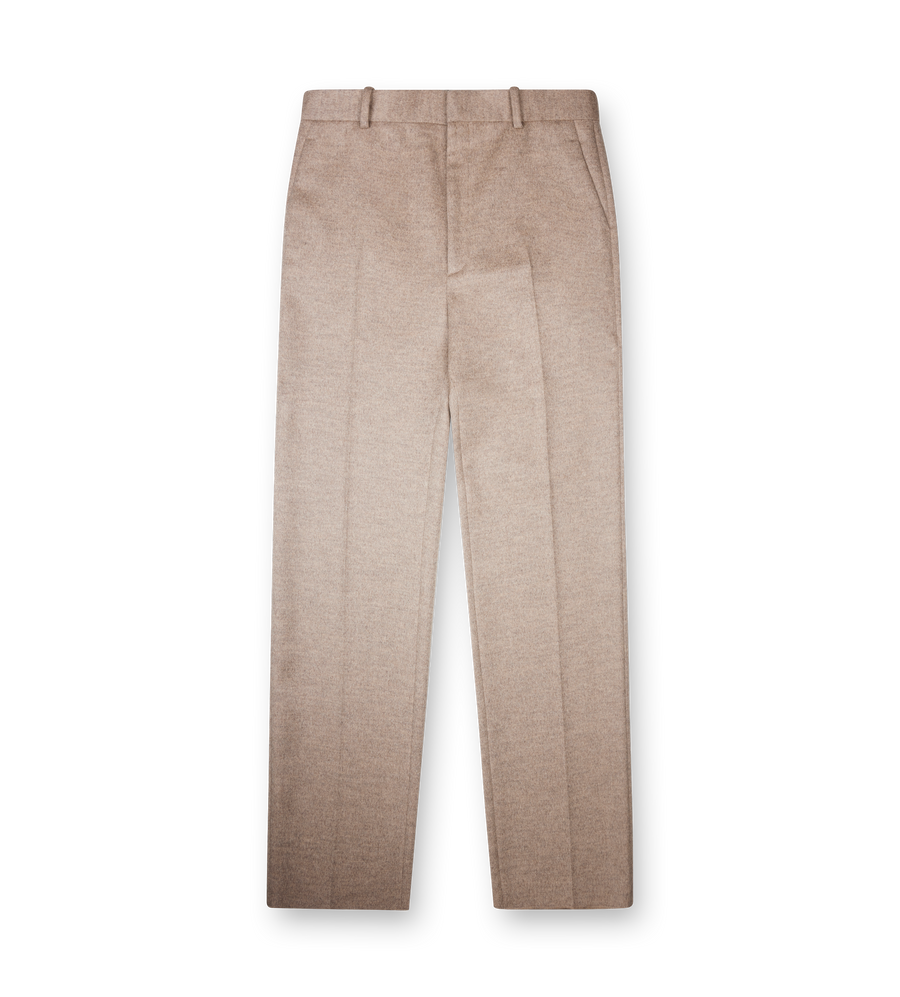 Bottega Veneta Wool and Cashmere Pants in Light Beige