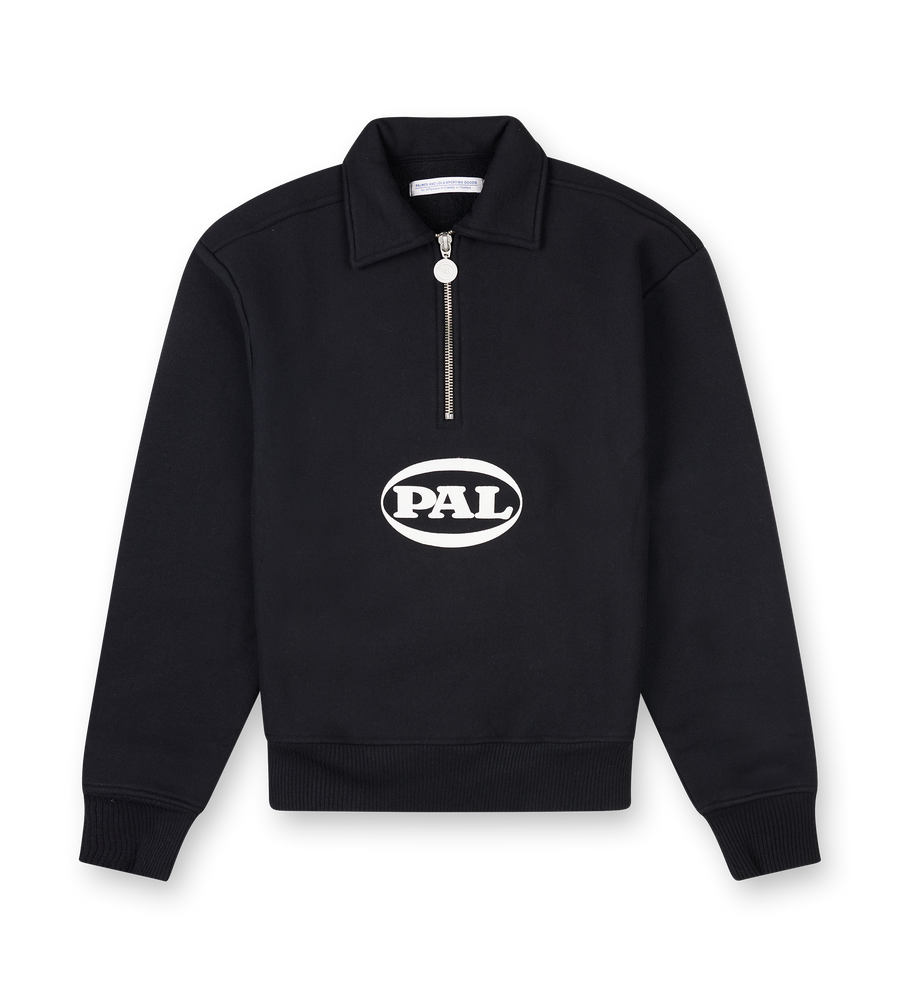 Pal Sporting Goods Alpino Half Zip Sweatshirt in Caviar