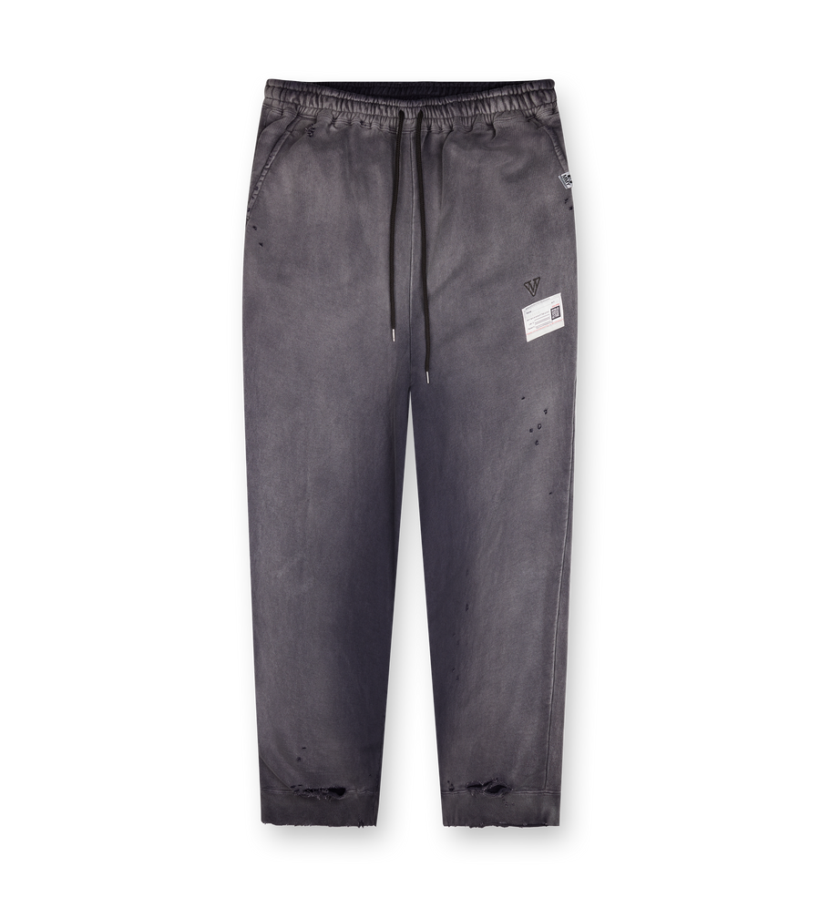 Maison Mihara Yasuhiro Sun Faded Like Sweat Pants in Black
