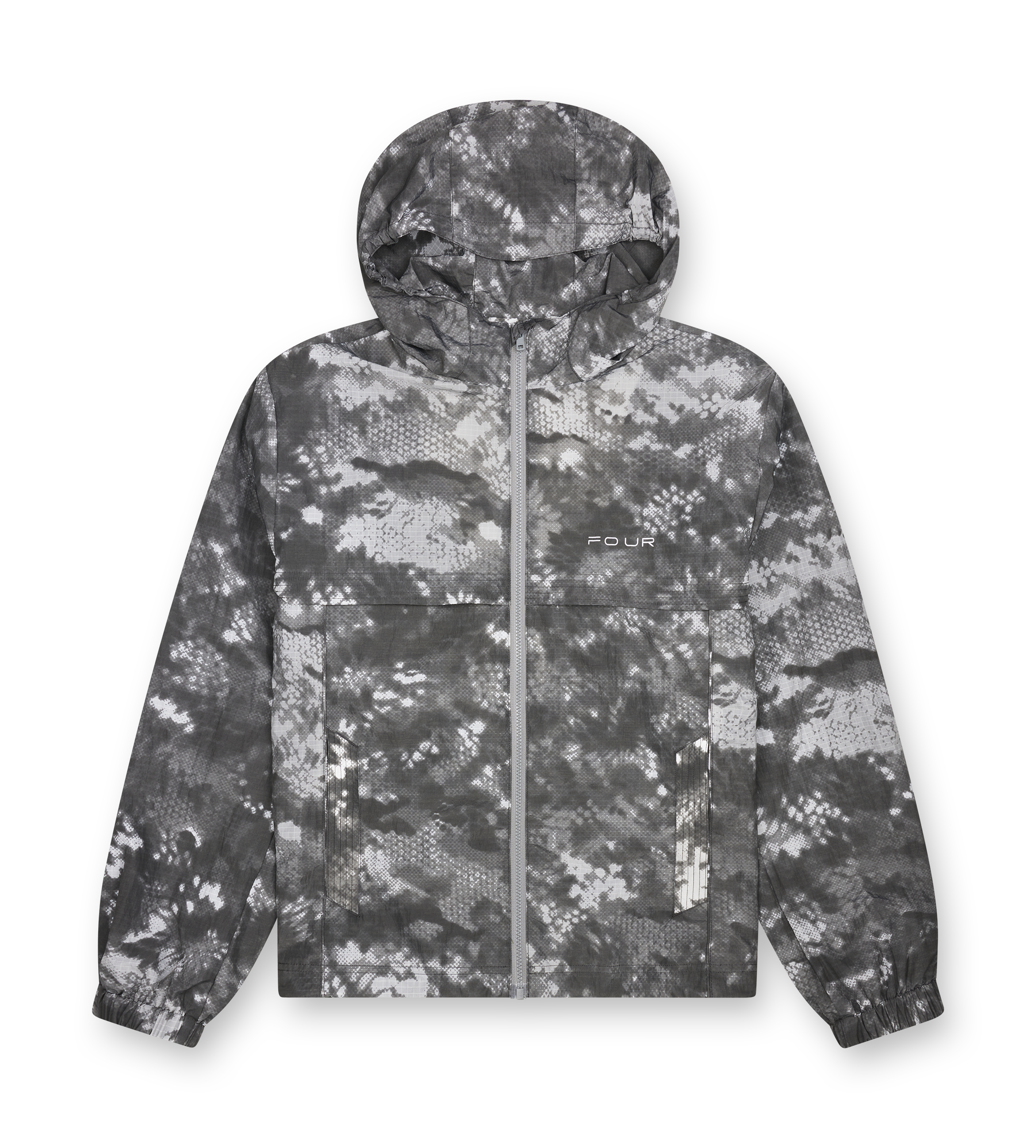 Sportswear Windbreaker Jacket Grey Camo
