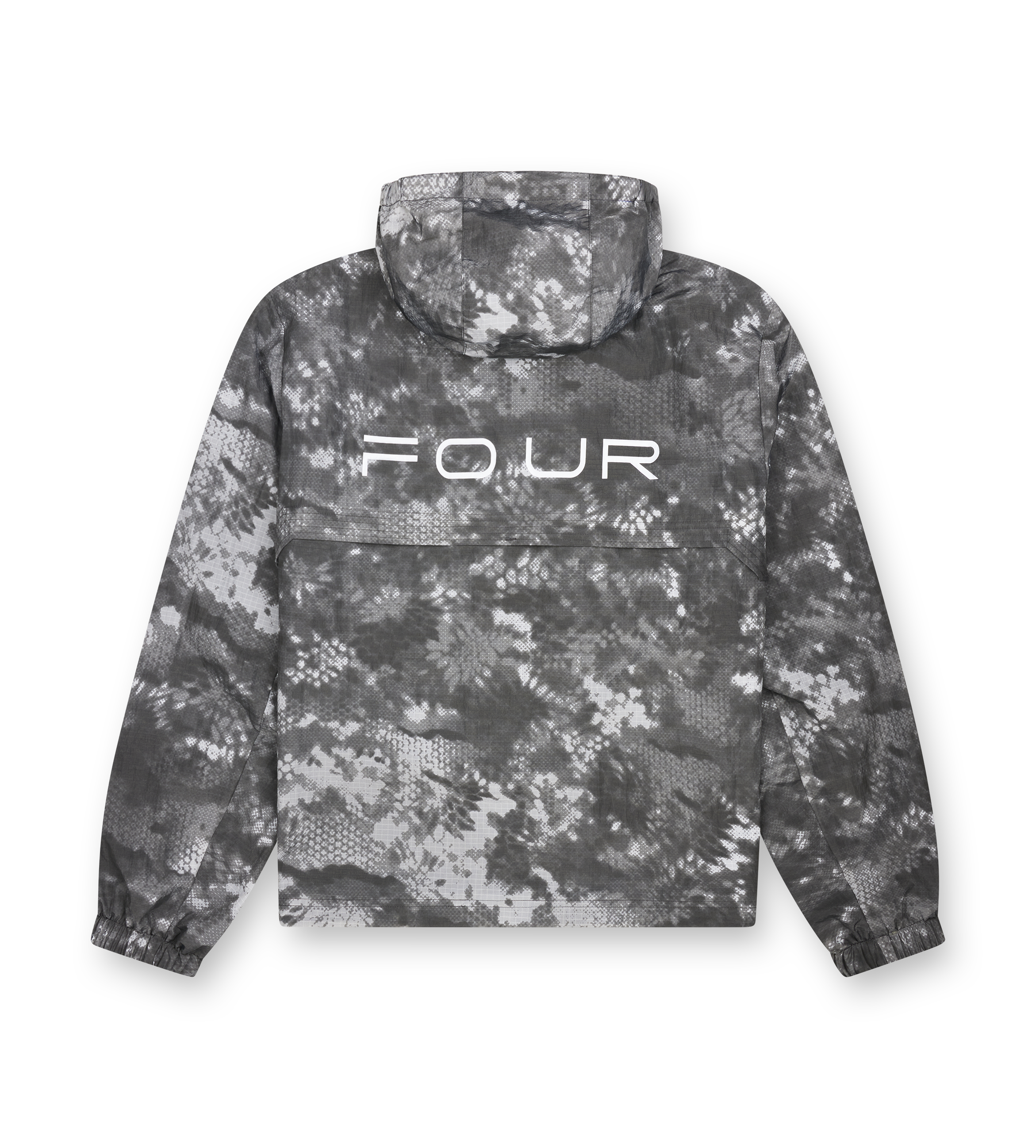 Sportswear Windbreaker Jacket Grey Camo