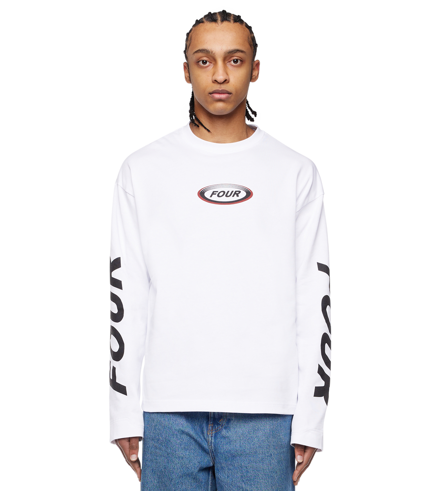 Reconstructed Circles Longsleeve White