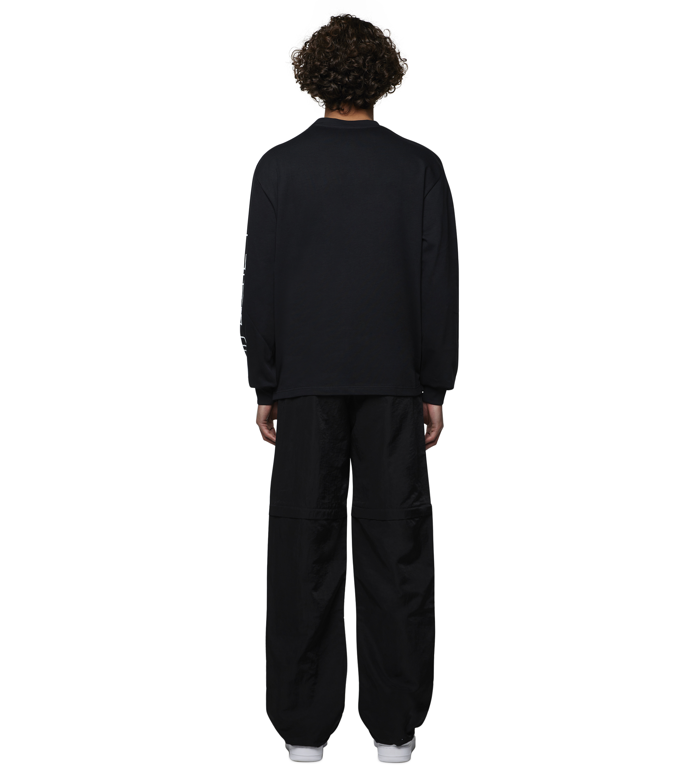Outline Longsleeve T-shirt Black