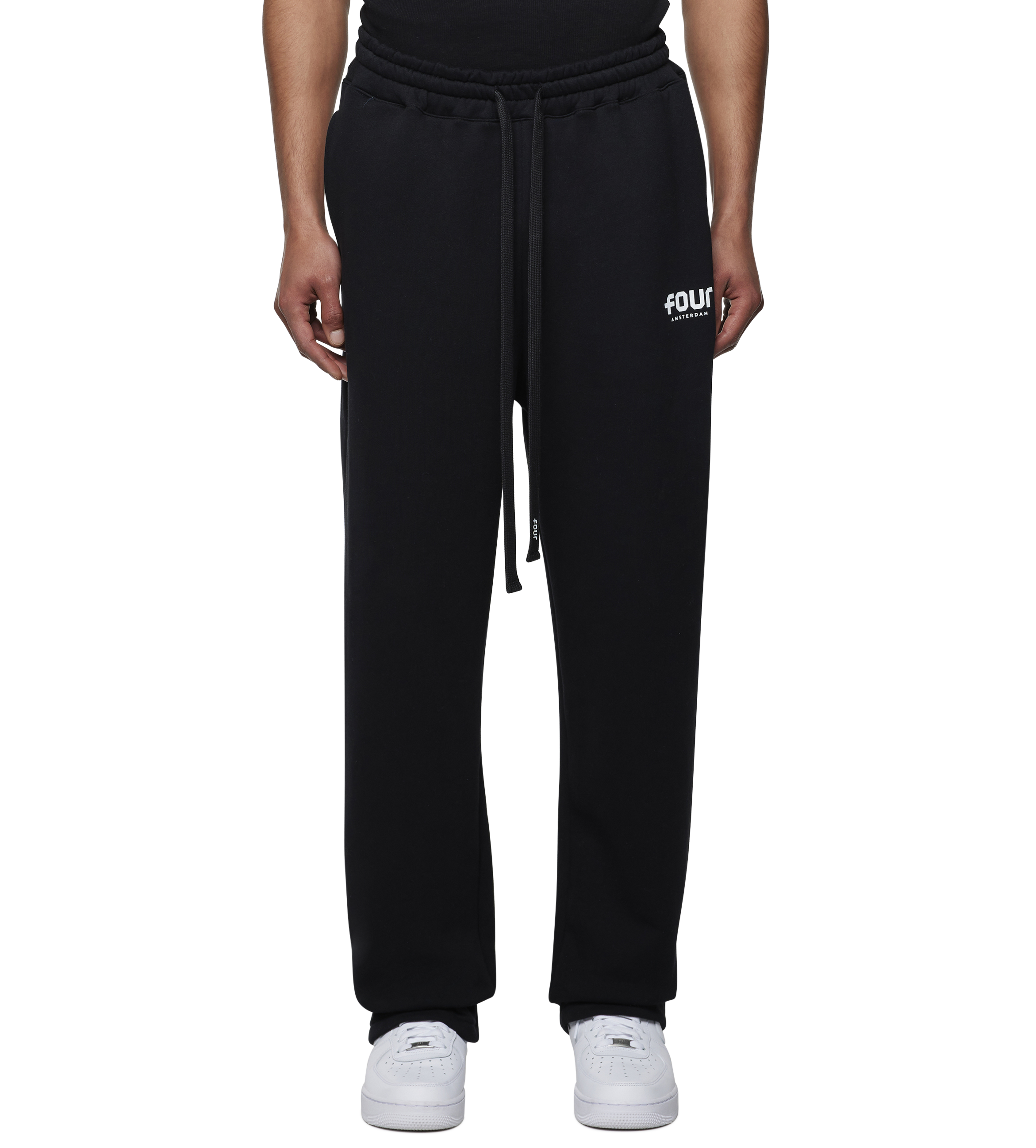 Logo Straight Leg Black