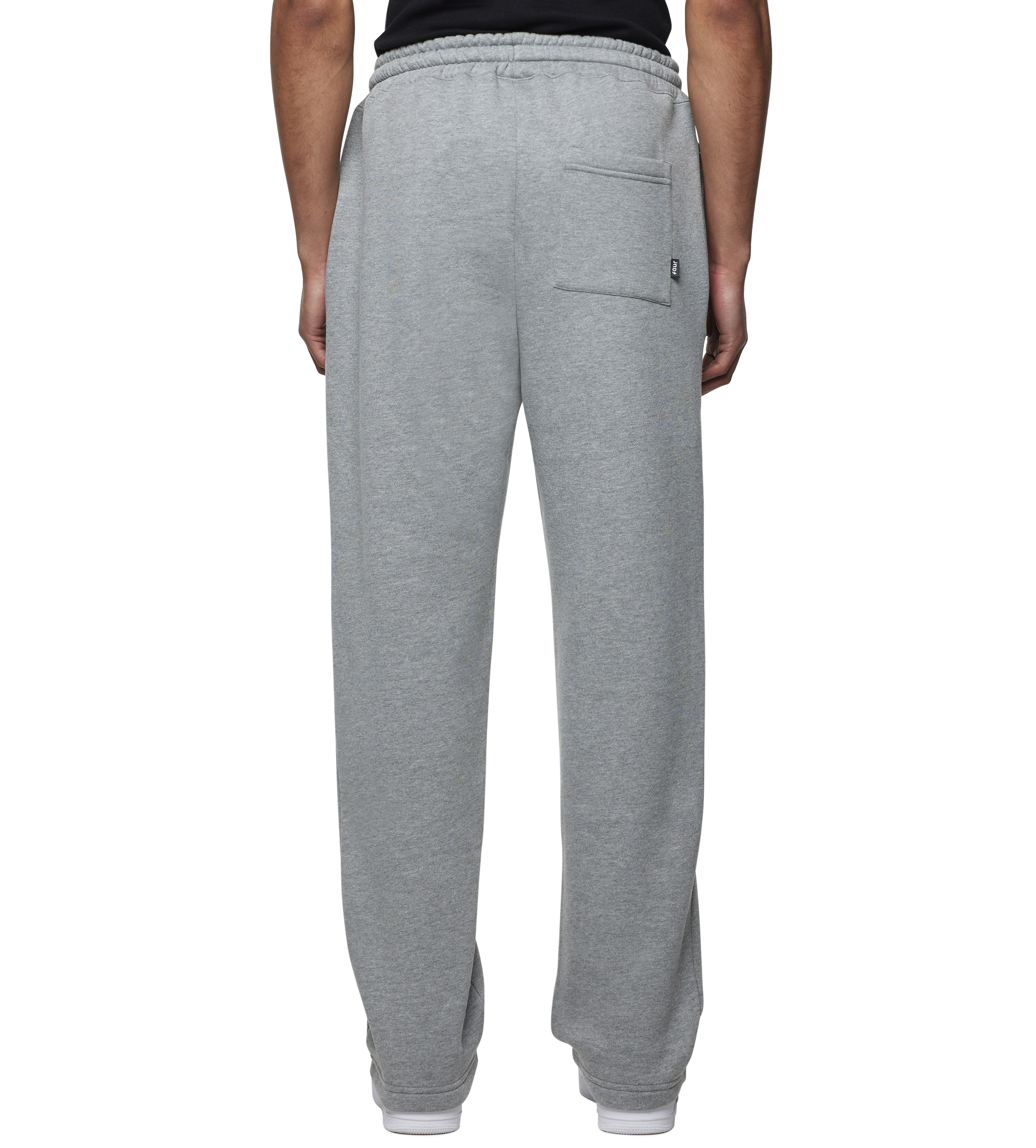 Logo Straight Leg Grey Melange