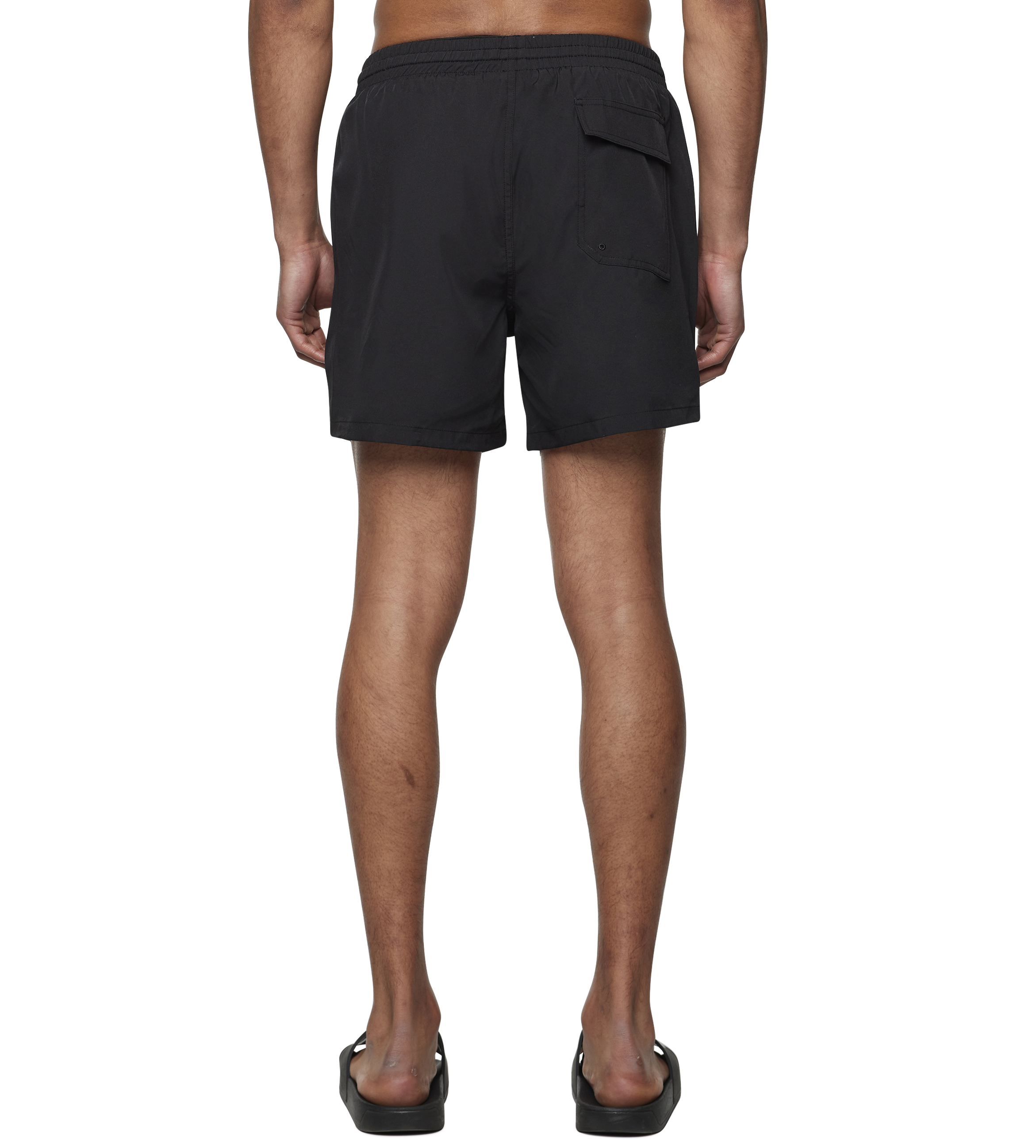 Logo Swim Shorts Black/ White