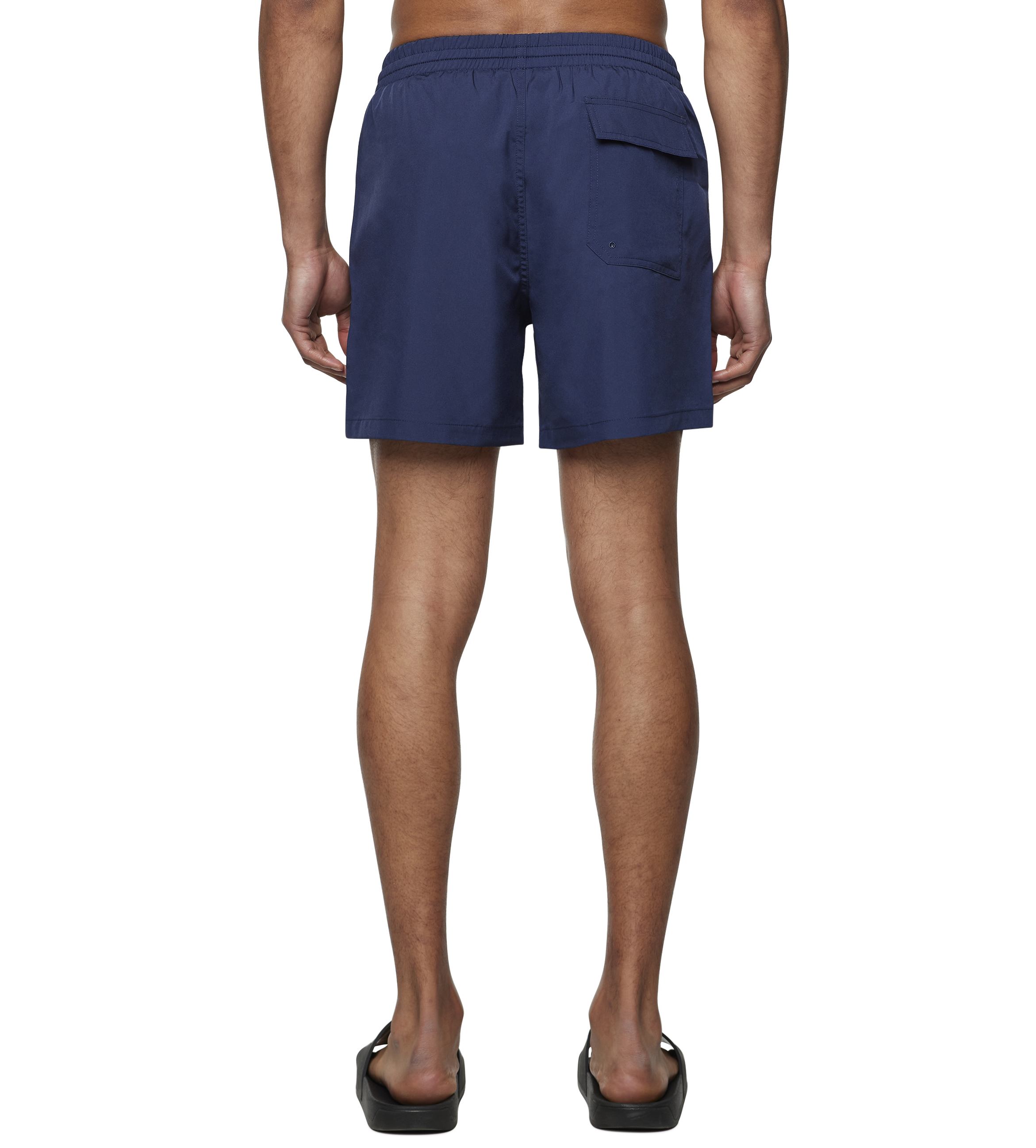 Circles Swim Shorts Marine Blue/ Neon Green