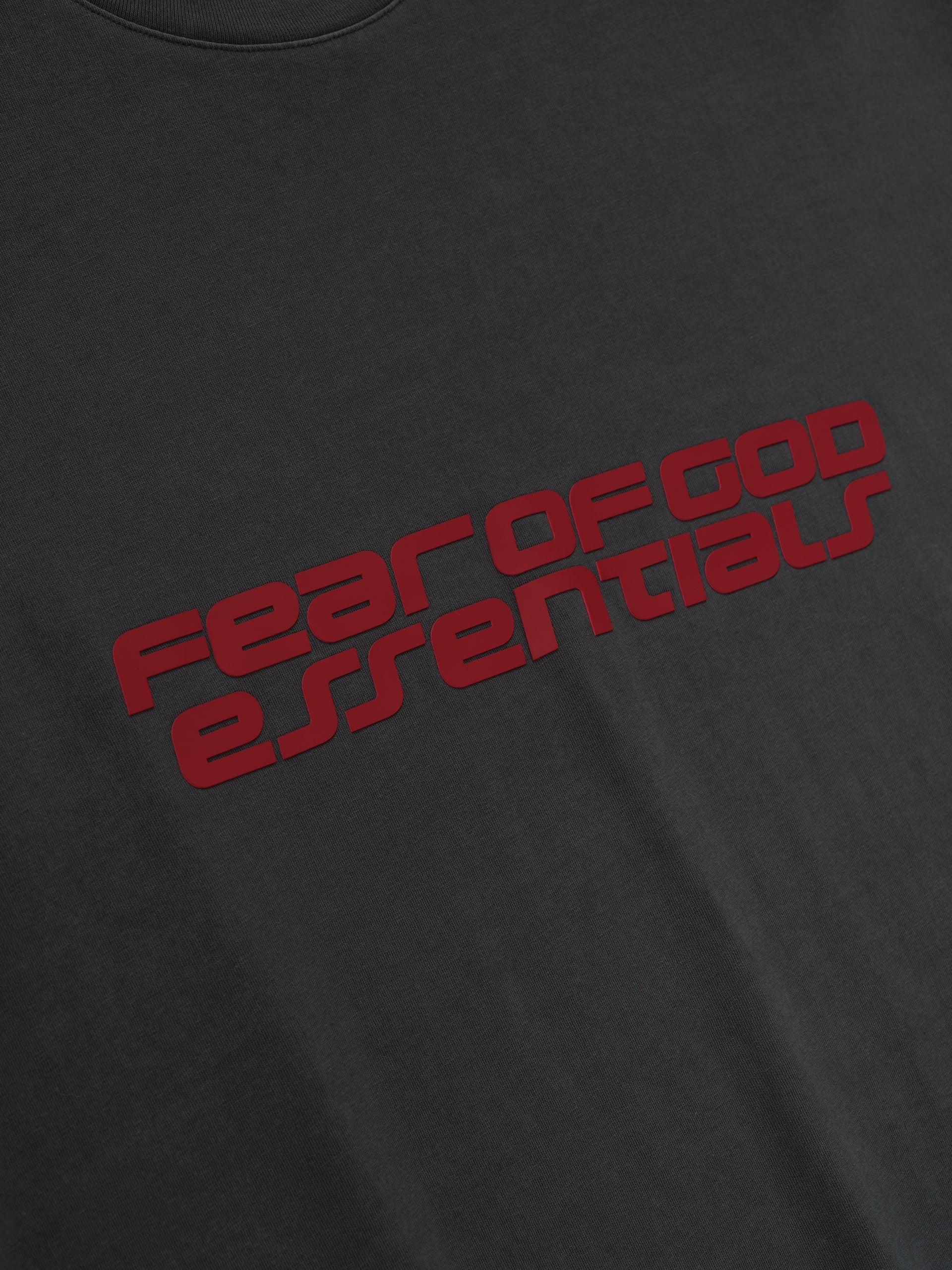 Fear of God Essentials 90s Tee in Iron Grey