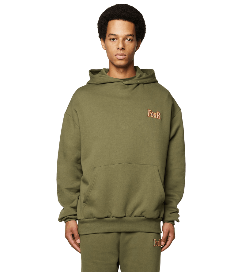 Hoodie Olive Night - M