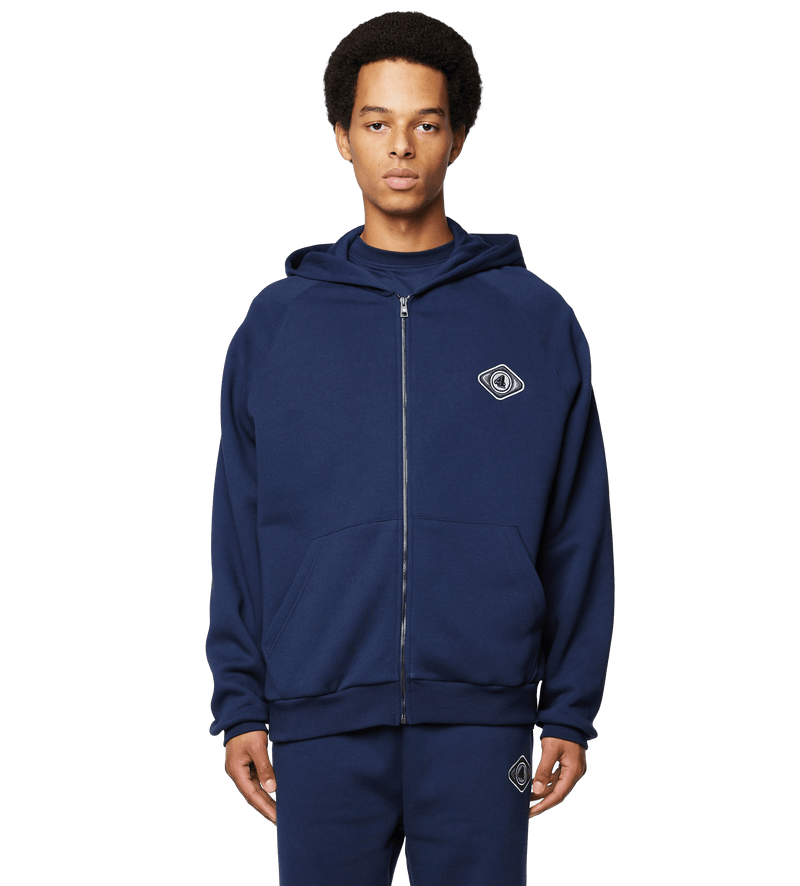 Zip Up Vest Marine Blue - S