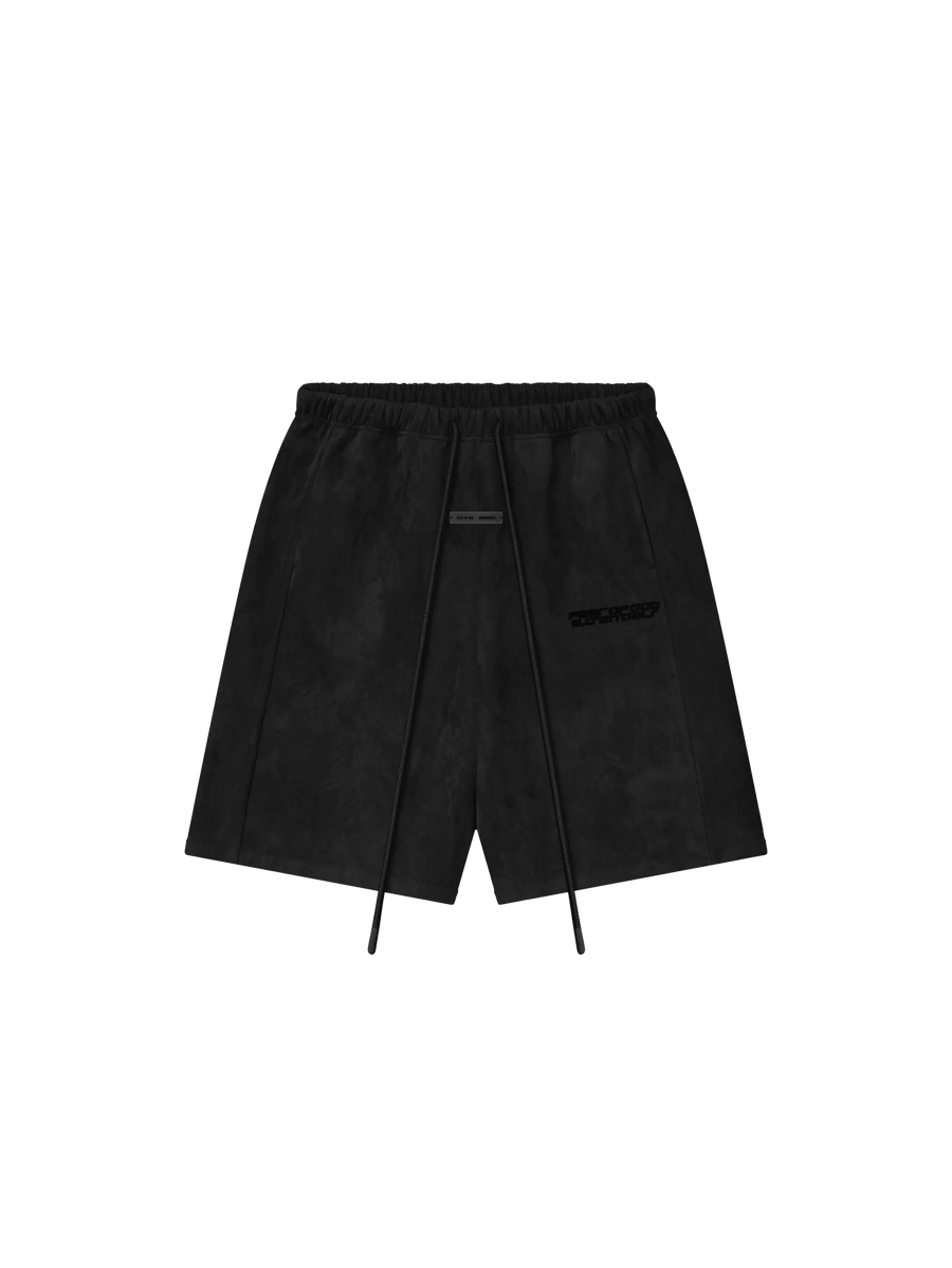 Fear of God Essentials Relaxed Sweatshort in Vintage Black