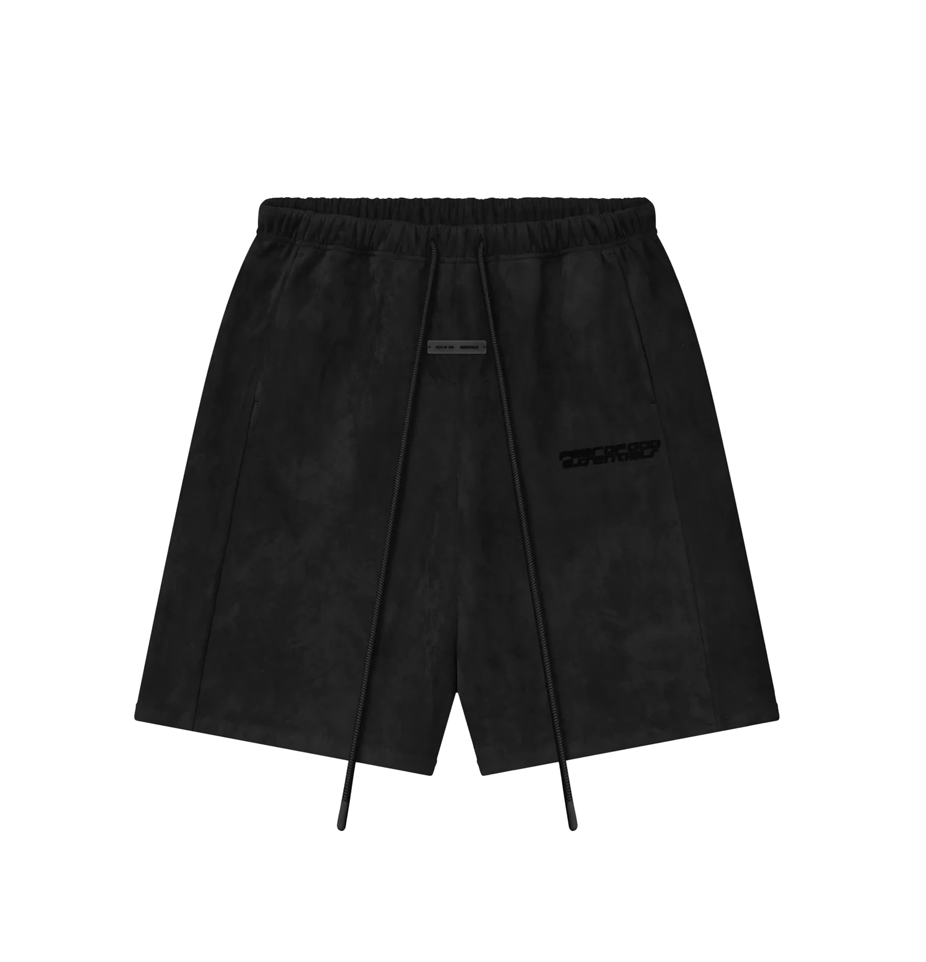 Fear of God Essentials Relaxed Sweatshort in Vintage Black