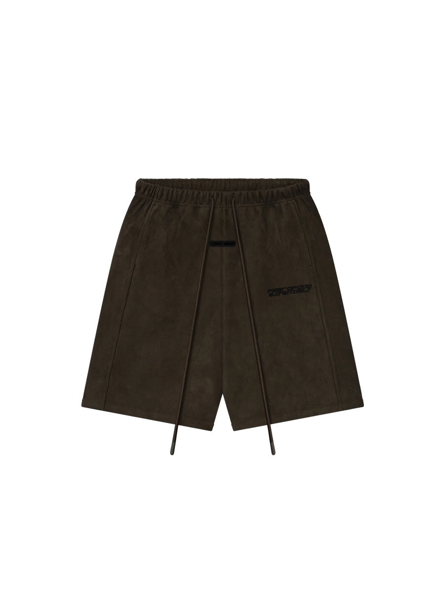 Fear of God Essentials Relaxte sweatshort in bruin