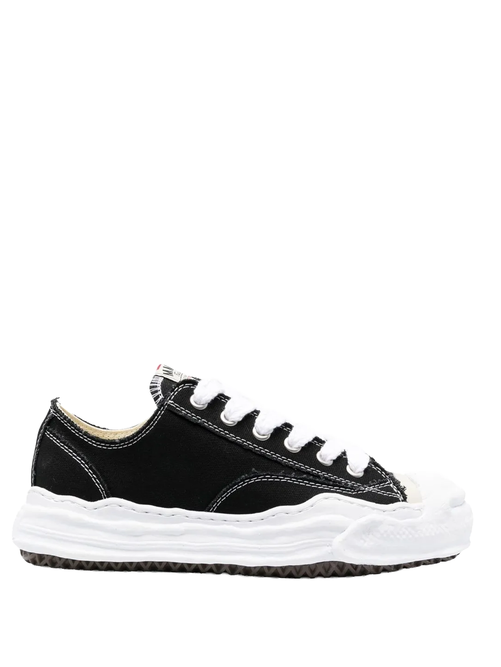 Maison MIHARA YASUHIRO Hank Low-Top Sneakers in Black