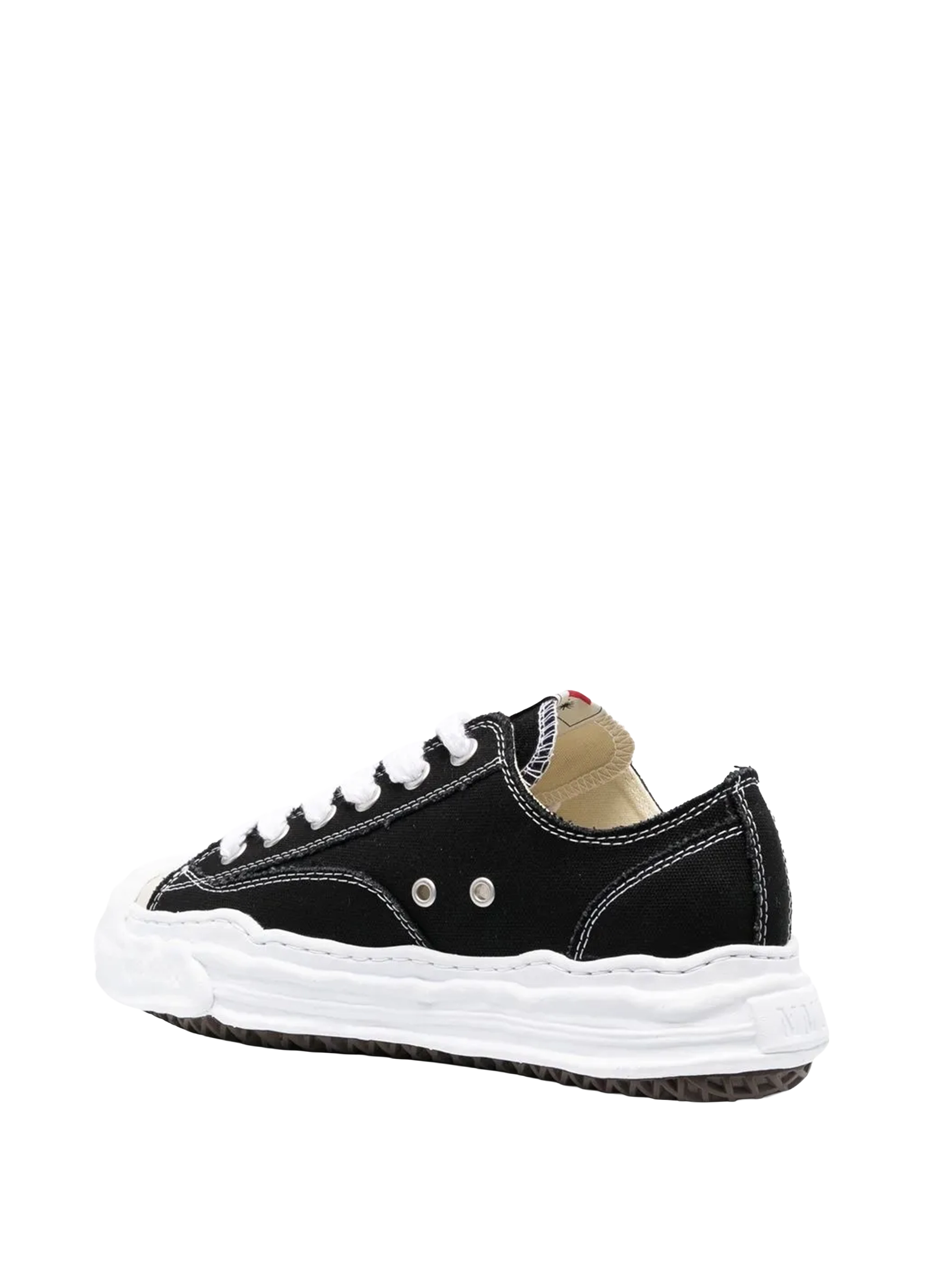 Maison MIHARA YASUHIRO Hank Low-Top Sneakers in Black