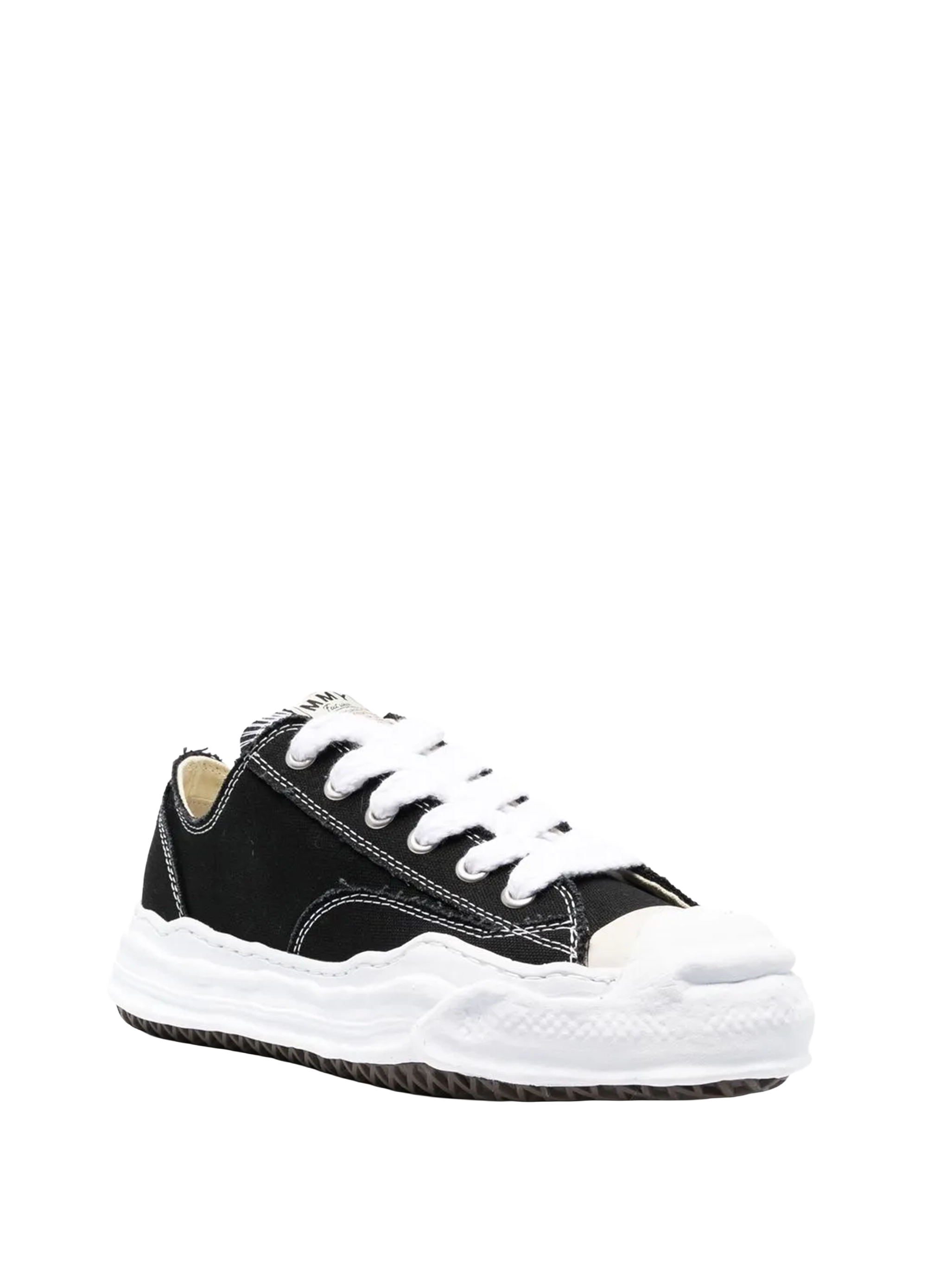 Maison MIHARA YASUHIRO Hank Low-Top Sneakers in Black
