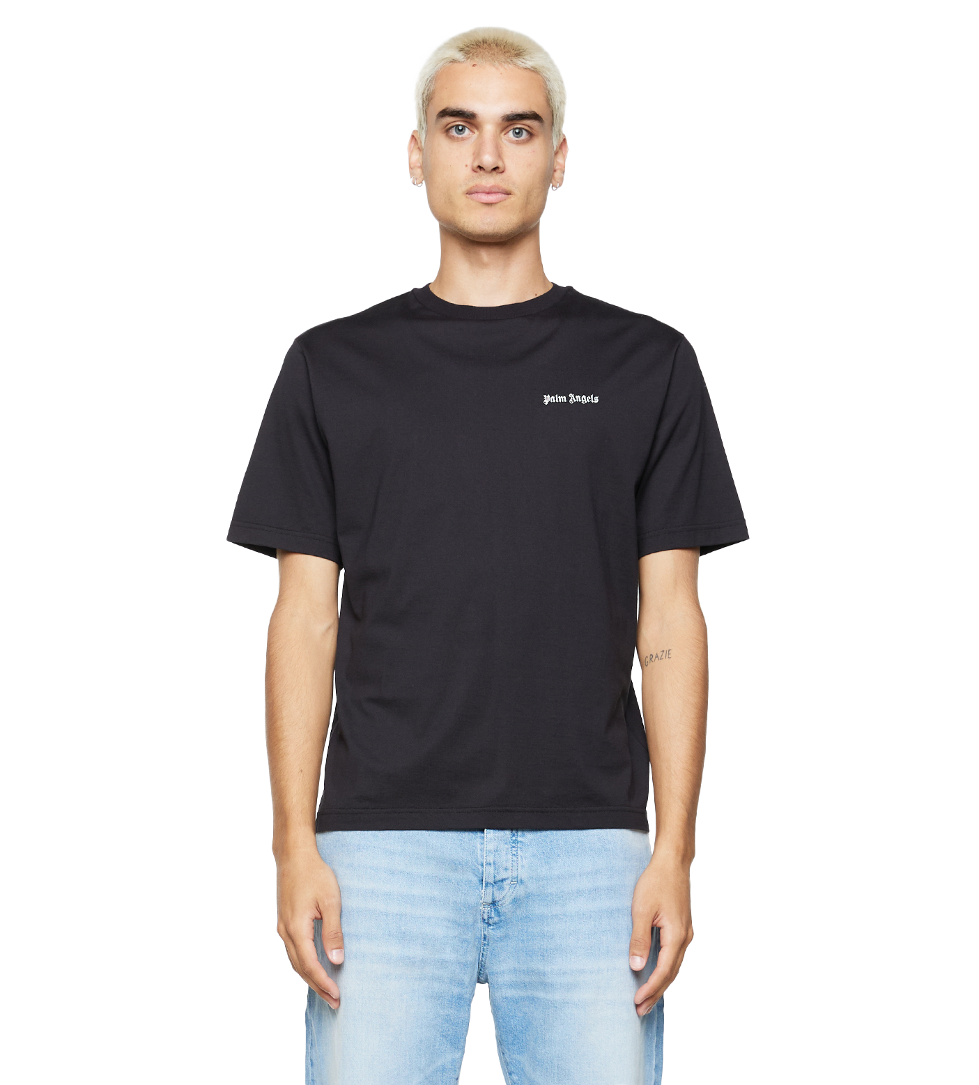 Palm angels crew neck t deals shirt