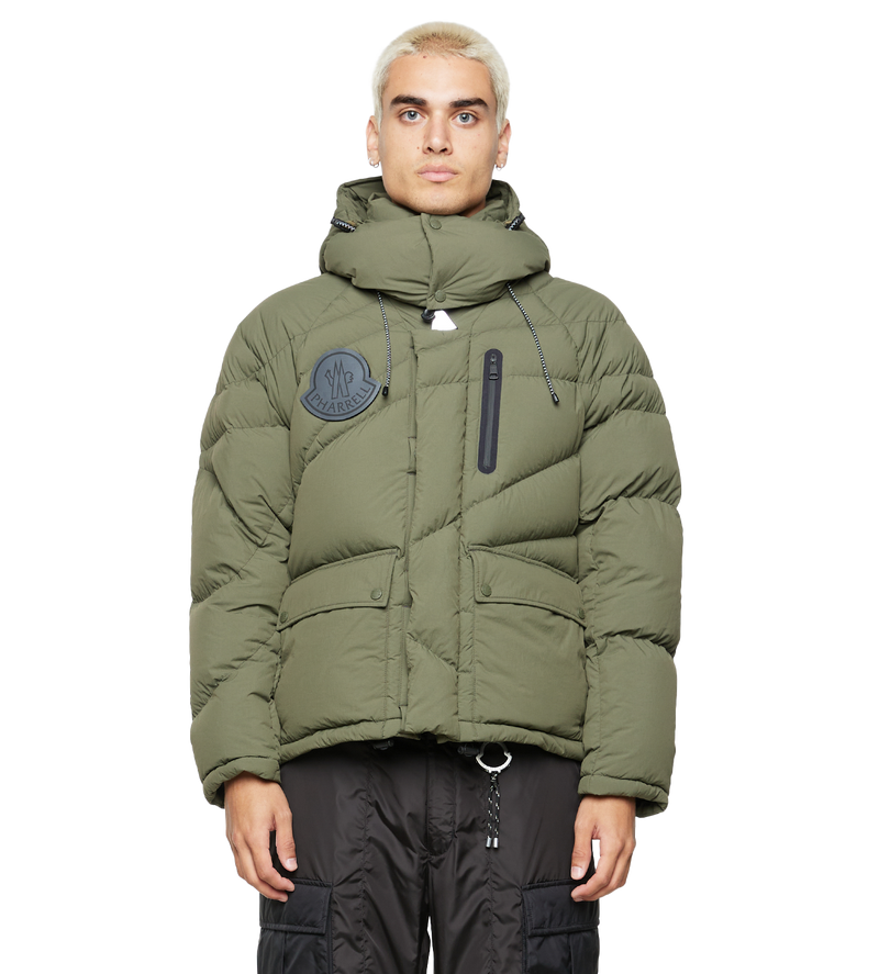 Chestnut Short Down Jacket Green - 2