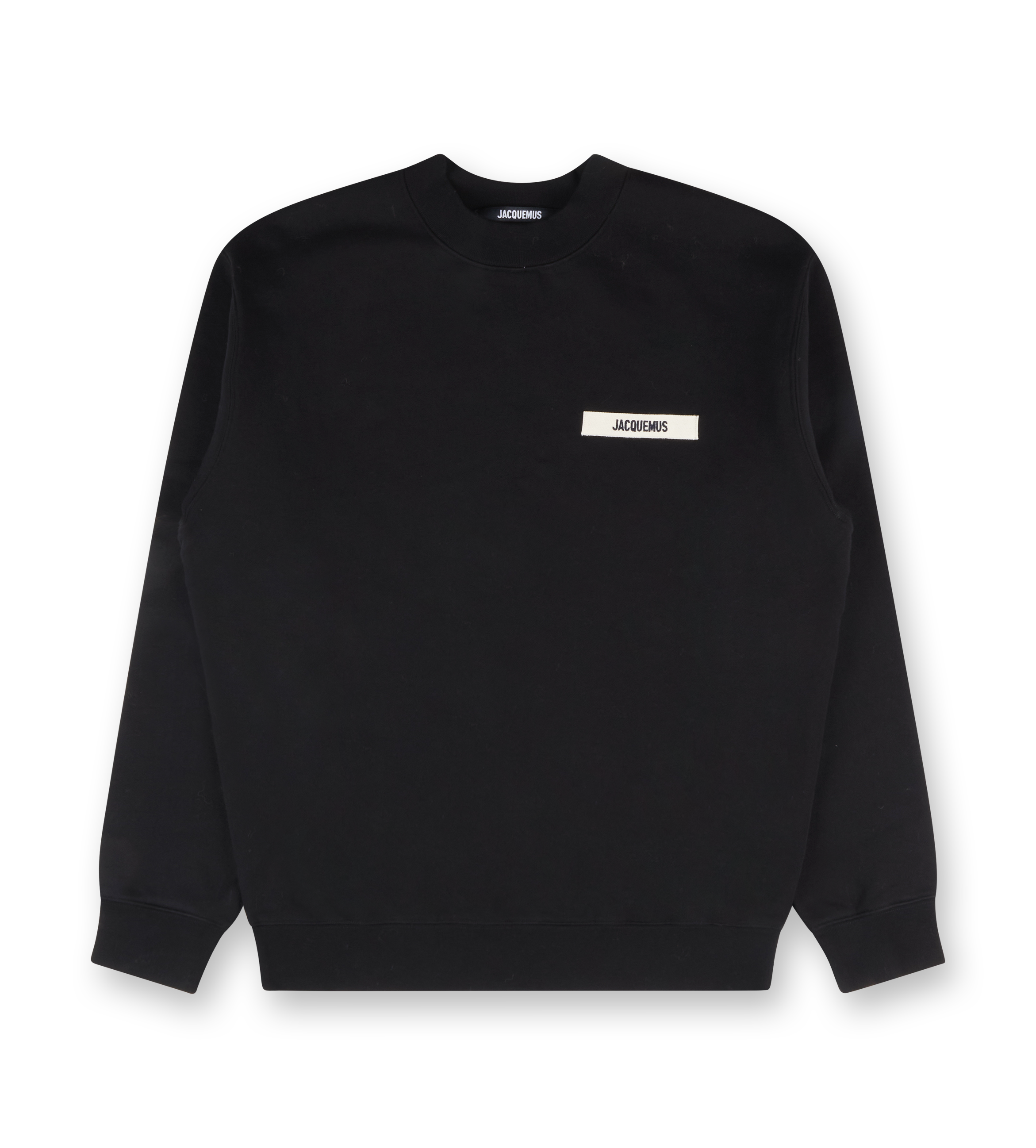 Jacquemus The Gros Grain Sweatshirt in Black – FOUR Amsterdam Jacquemus The Gros Grain Sweatshirt in Black – FOUR Amsterdam