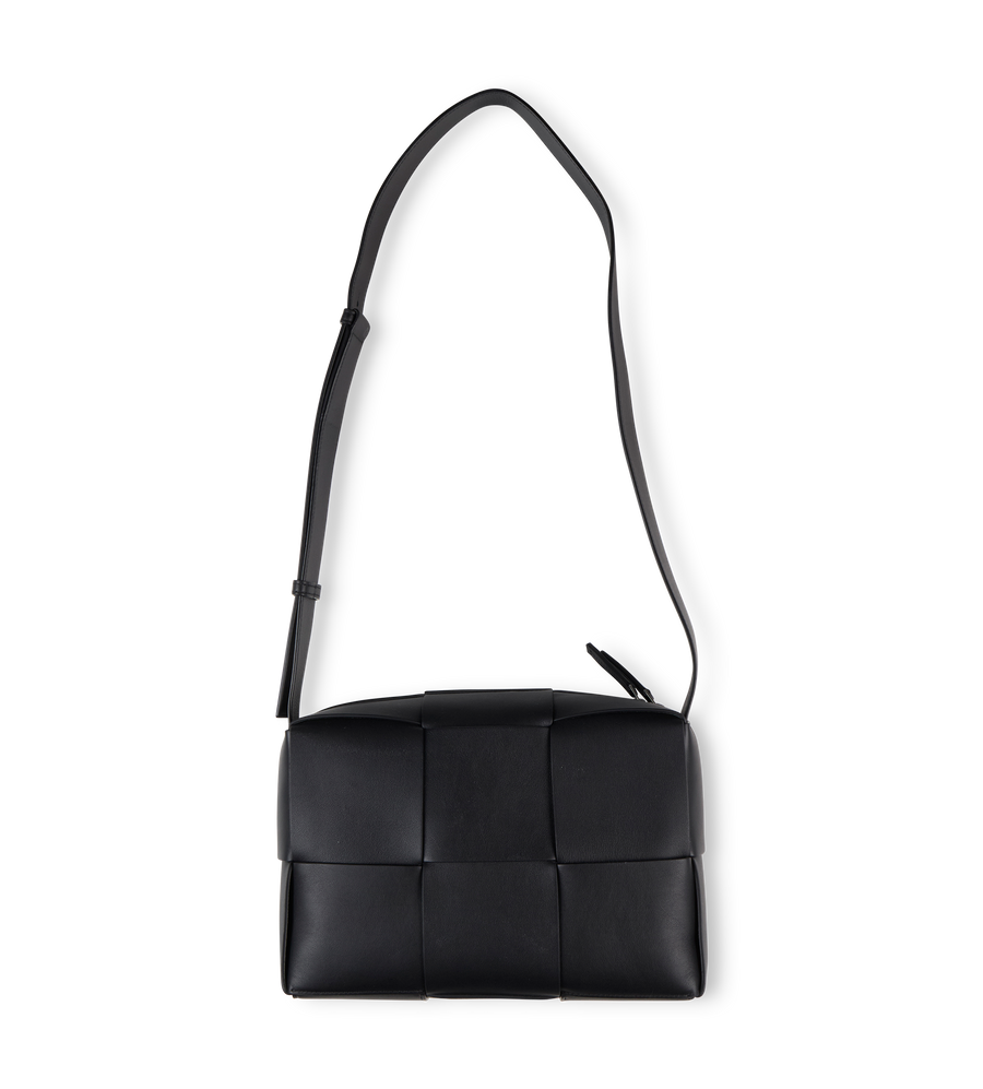 Arco Intreccio Camera Bag Black-Silver