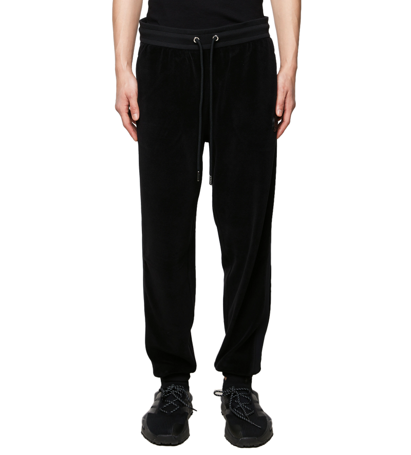 Chenille Sweatpants Black - XL