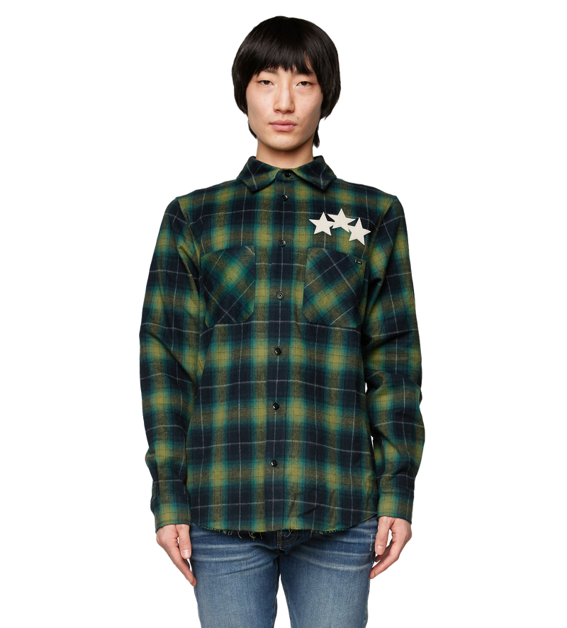 Star Leather Flannel Rain Forest - 50