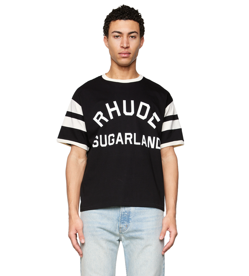 Sugarland Ringer T-shirt Black - S